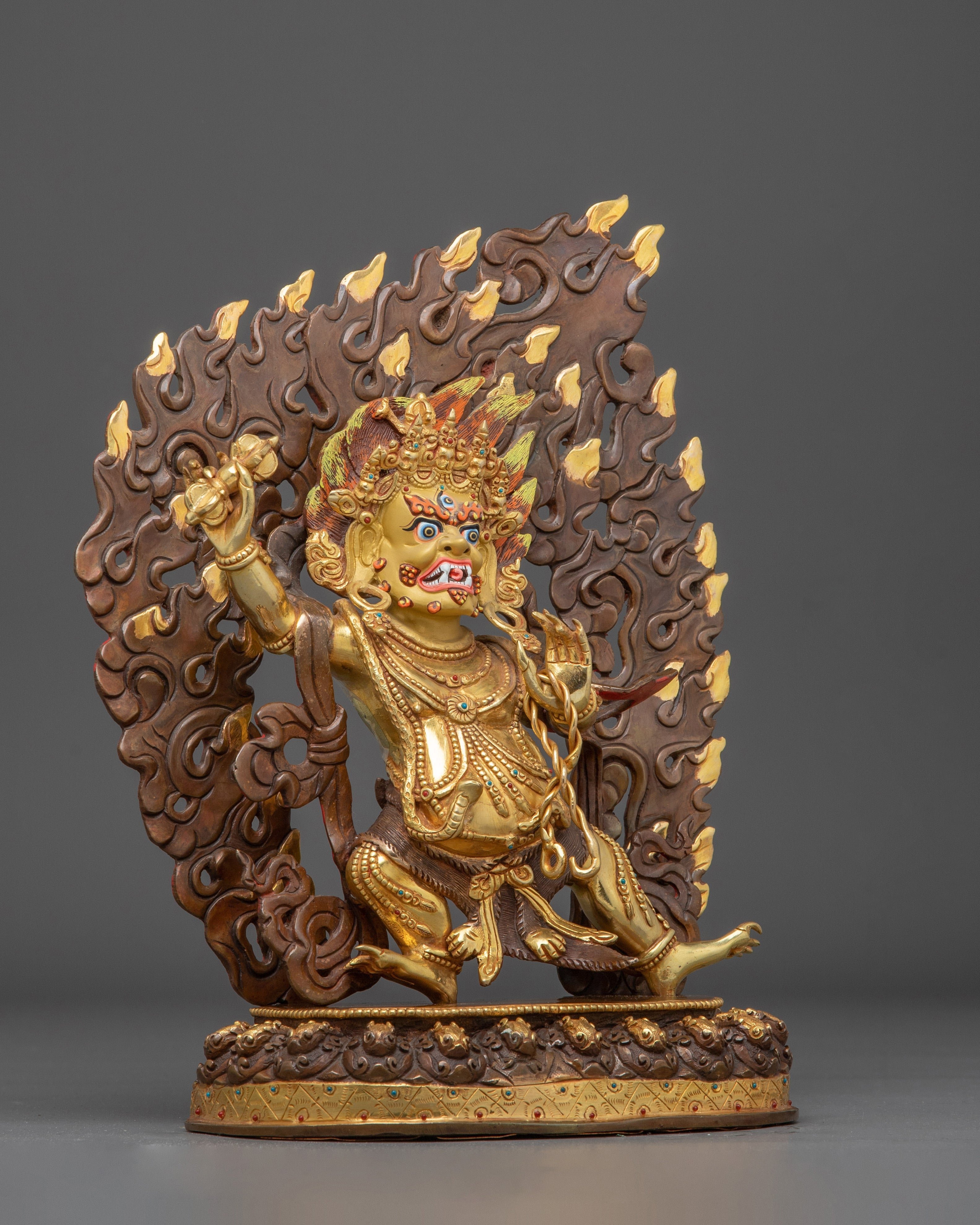 Tibetan Vajrapani Bodhisattva Statue | Spiritual Home Decor