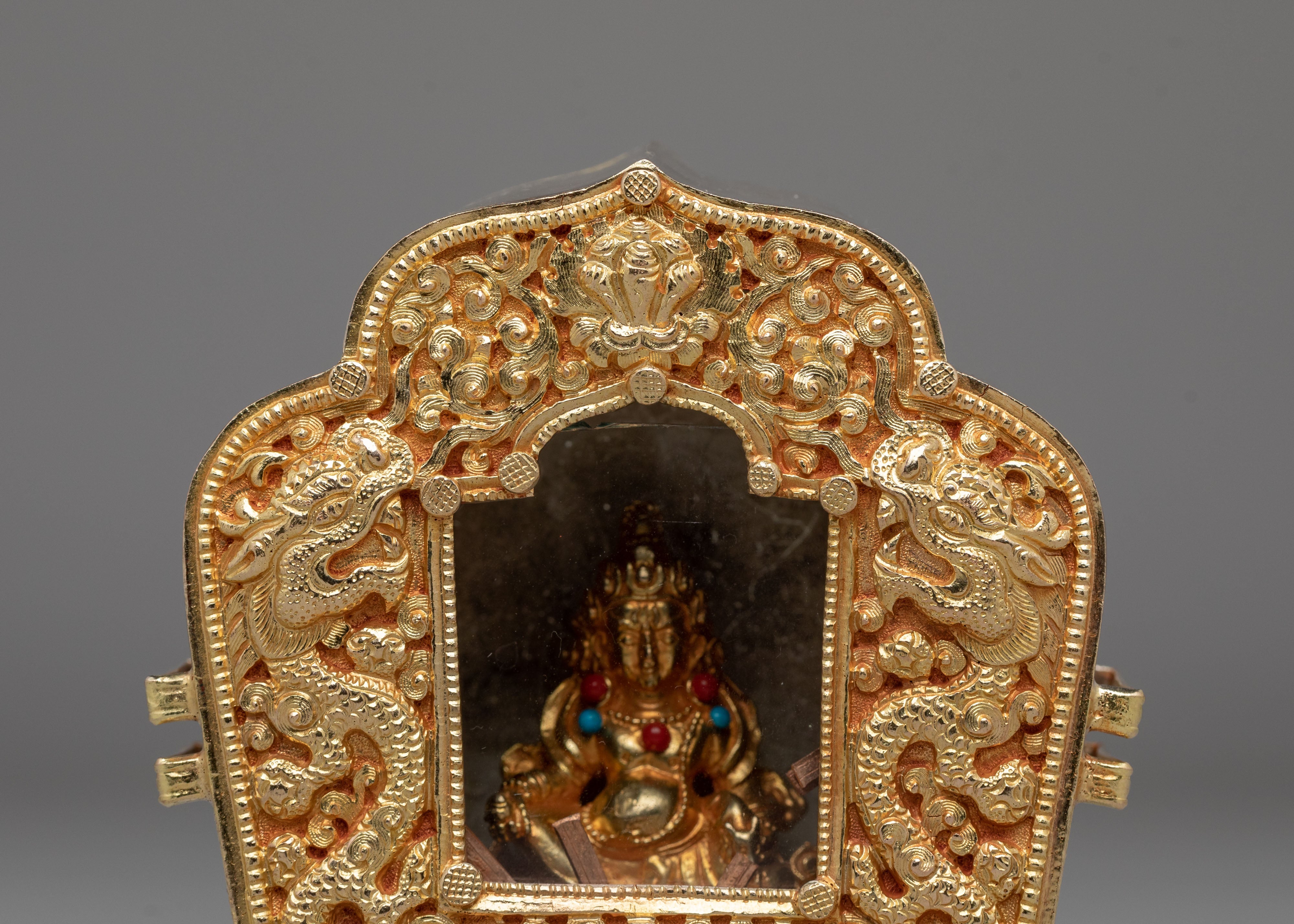 Sacred Altar Ghau Box | Tibetan Ritual Shrine
