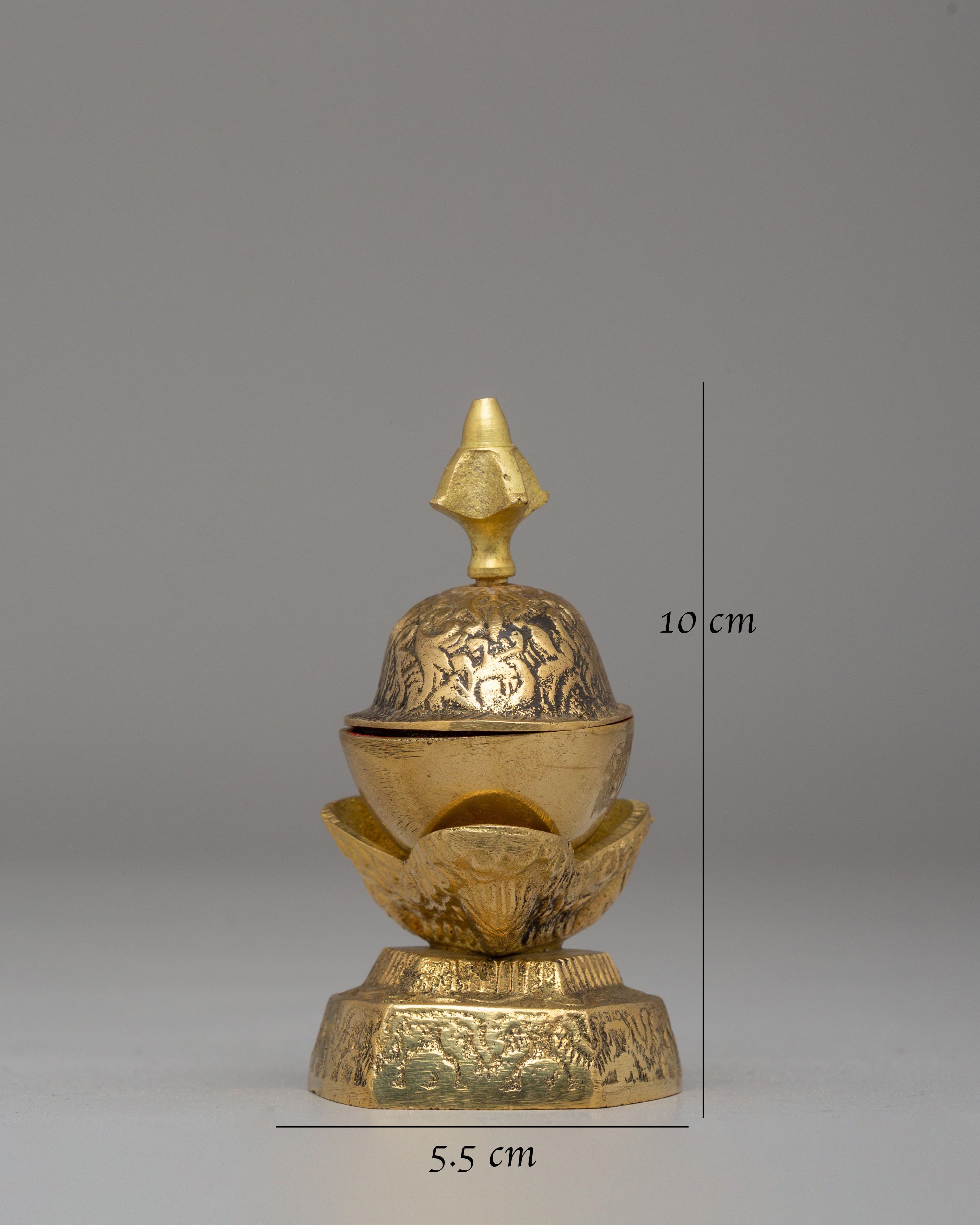 Tibetan Altar Kapala | Ritual Skull Cup for Tantric Offerings