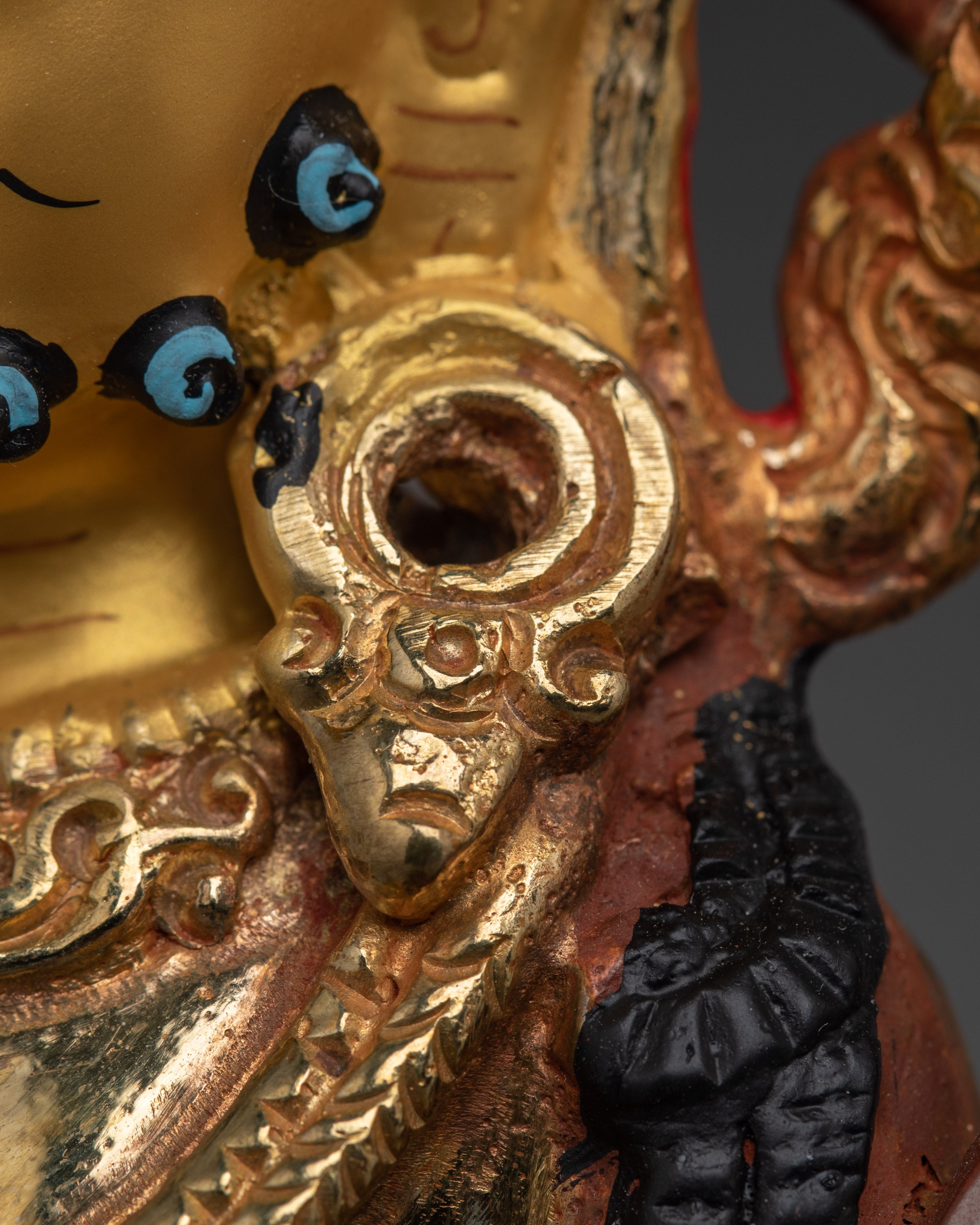 Tibetan Ritual Statue of Dzambhala | Prosperity Altar Deity