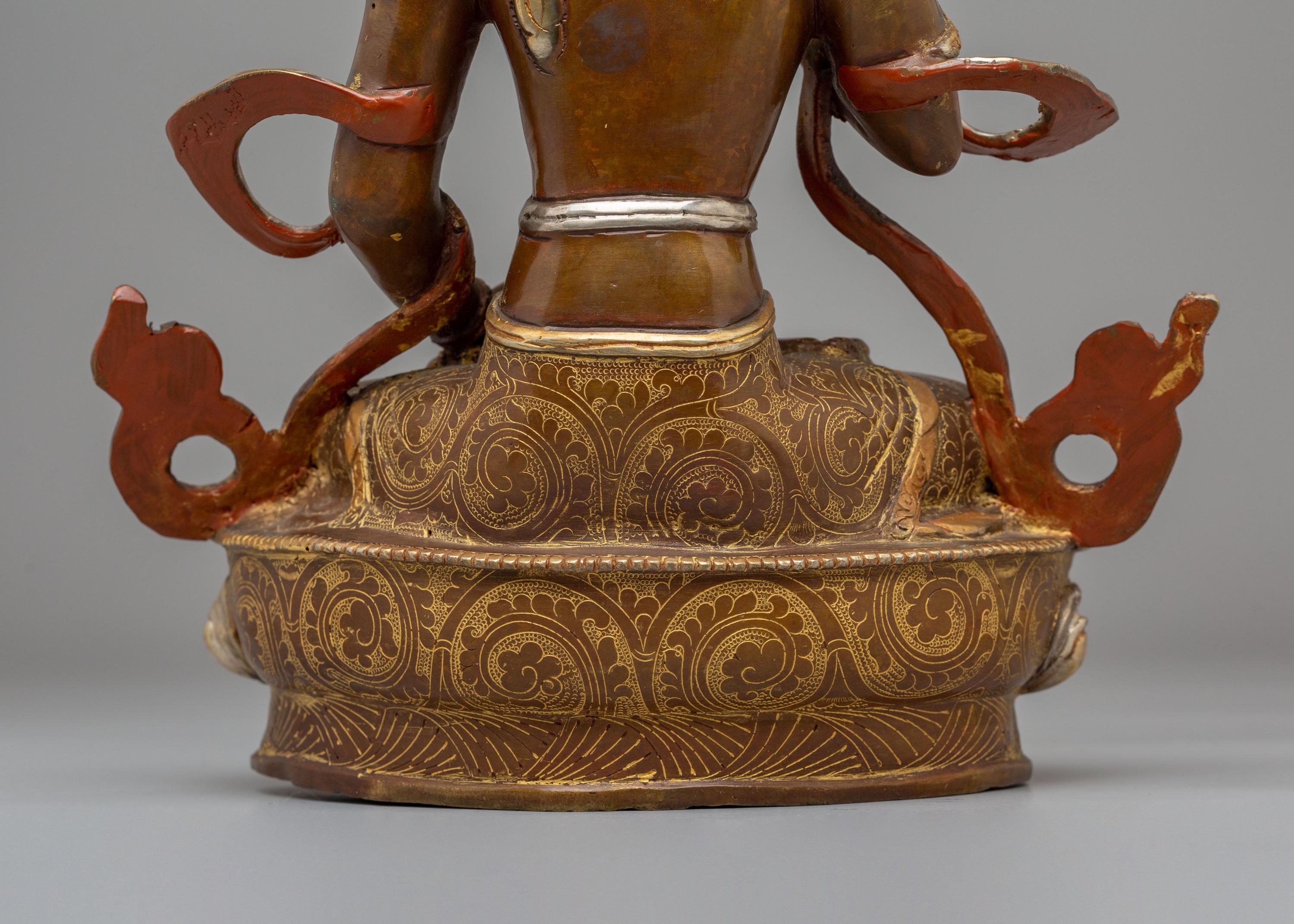 Purity Symbol Vajrasattva Statue | Handcrafted Tibetan Buddhist Art