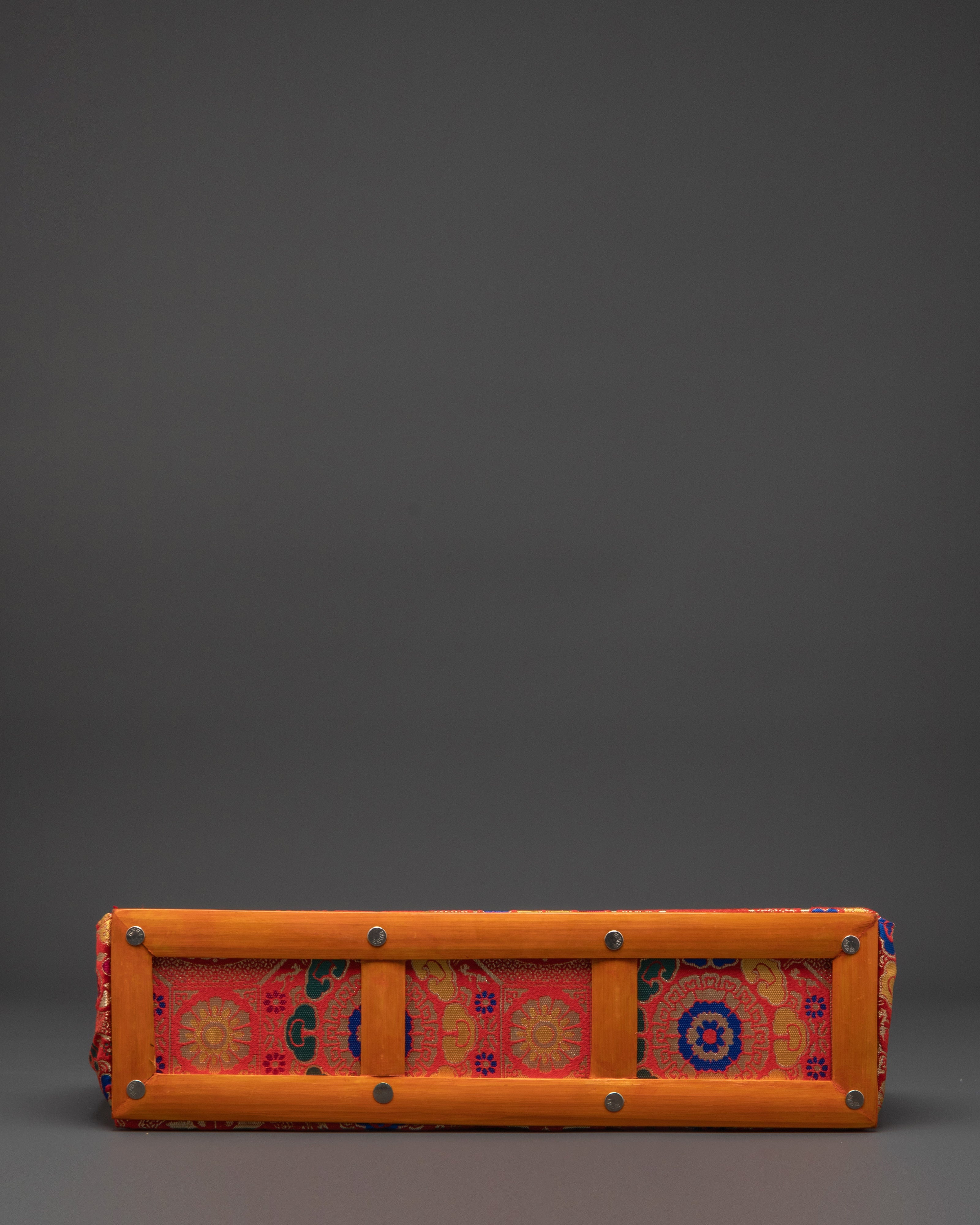 Himalayan Dharma Text cover | Handmade Bamboo & Cloth Protector