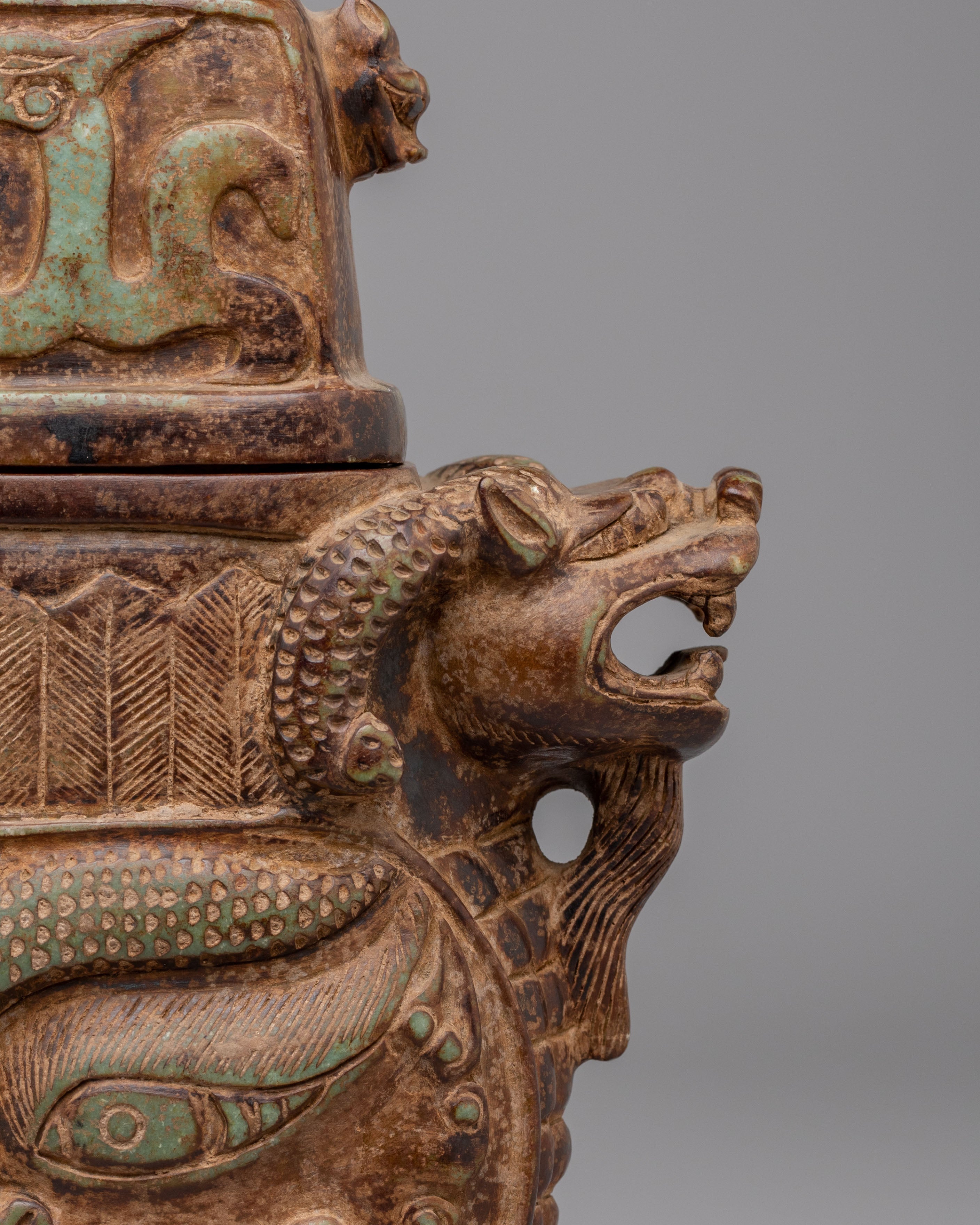 Decorative Jewellery Box | Traditional Himalayan Stone Carving