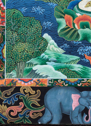 Padhma Pani Thangka Print | Avalokiteshvara Traditional Thangka | Digital Wall Decors