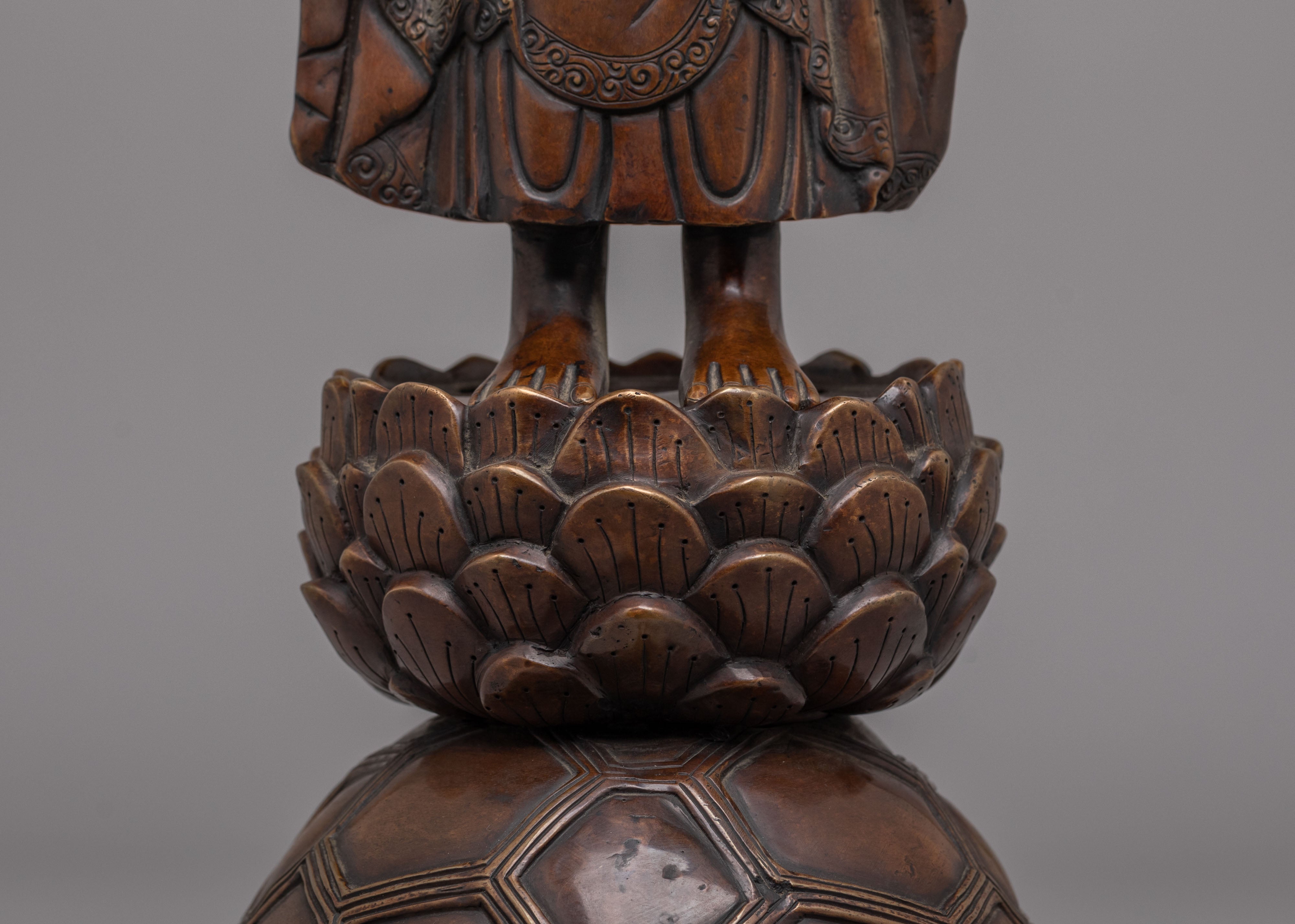 Tibetan Dipankara Buddha Statue | Statue for Home Altar and Meditation Space