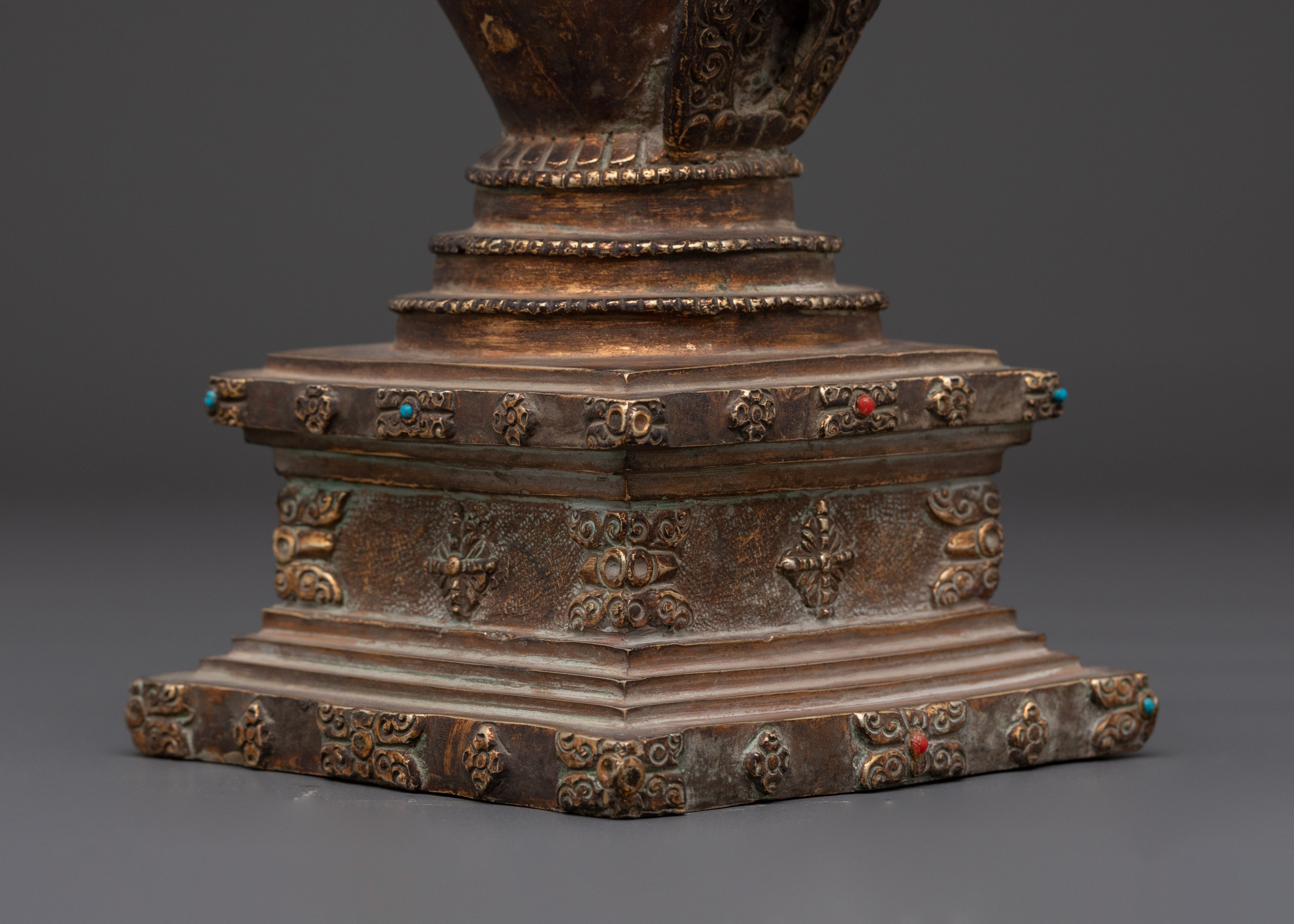 Stupa Symbol of Peace | Sacred Gold Plated Stupa