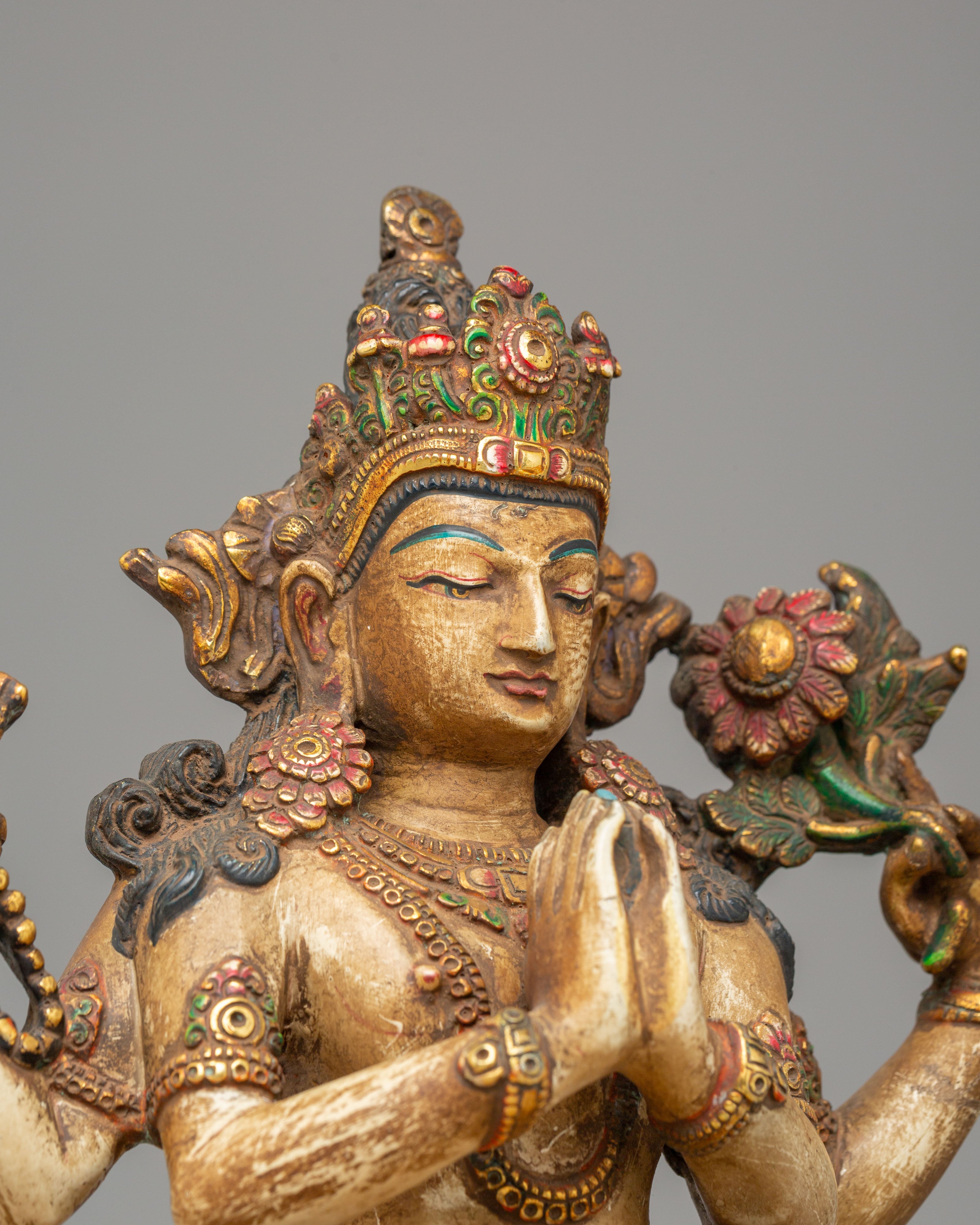 Sacred Chenrezig Sculpture | Statue for Meditation & Rituals