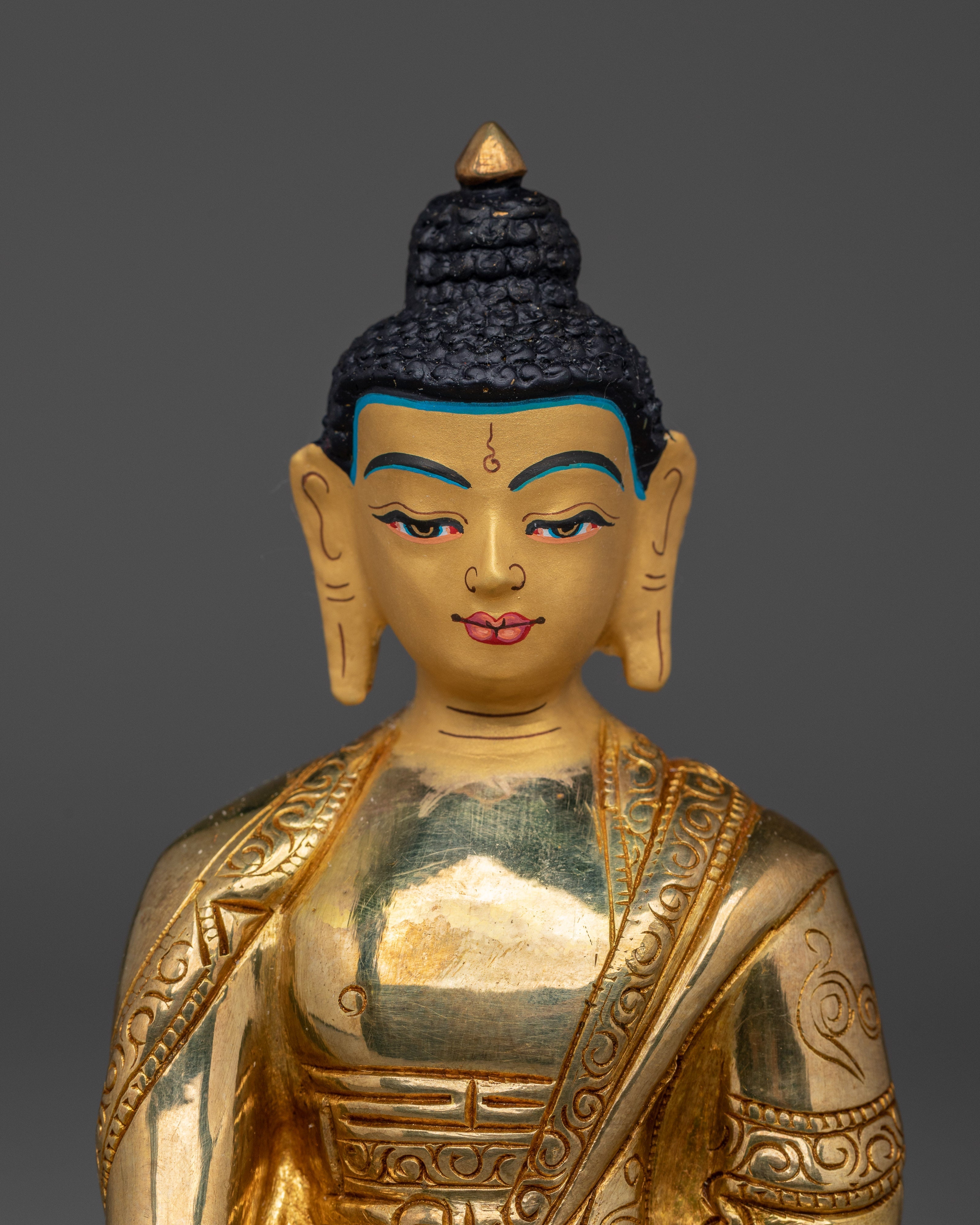 Meditation Icon Shakyamuni Buddha | Nepalese Craftsmanship