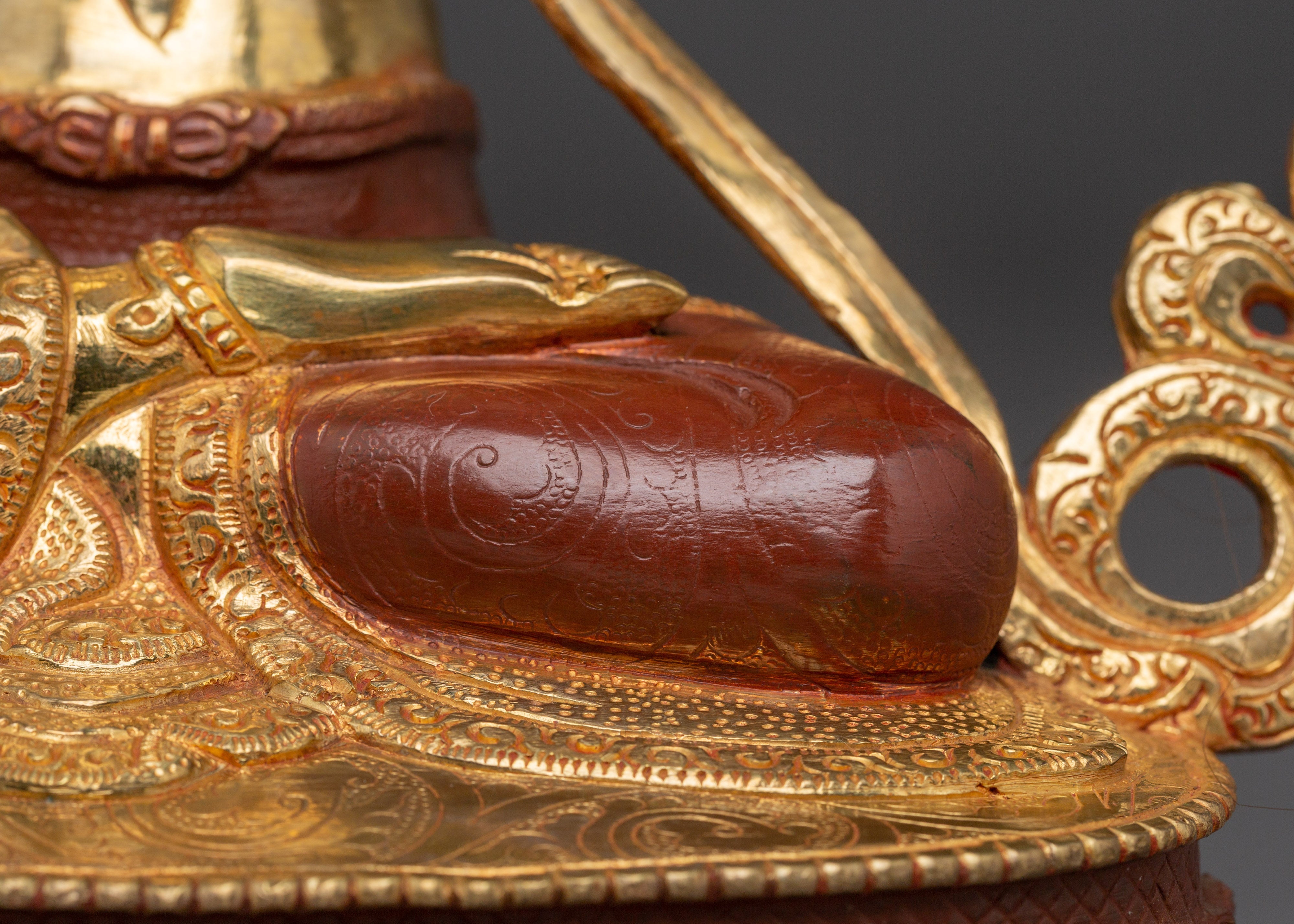 Manjushri Tibetan Wisdom Deity Statue | Traditionally Handcrafted Bodhisattva Statue