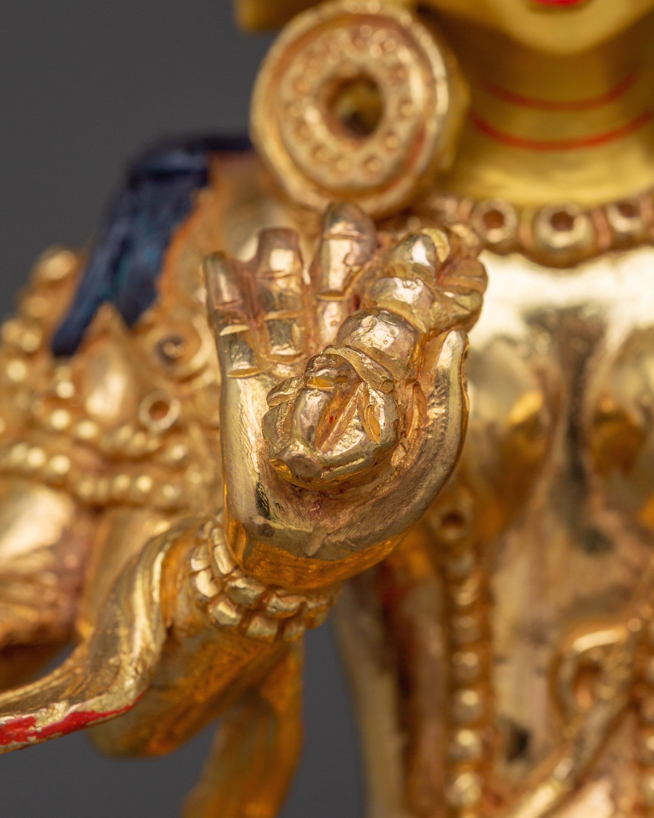 Handcrafted Marichi Gold Gilded Statue | Protector and Symbol of Enlightenment