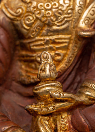 Tibetan Copper Padmasambhava Figure | Spiritual Power &amp; Protection