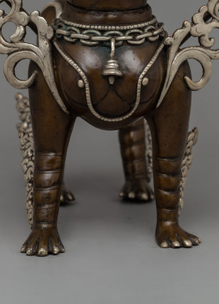 Handcrafted Lion Statue Set | Spiritual and Home Decor