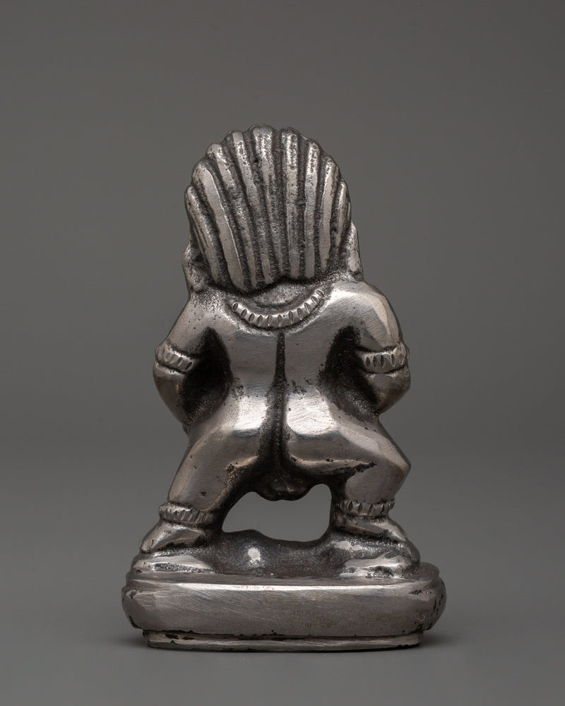 Black Dzambhala Figurine | Hindu God of Wealth Kubera