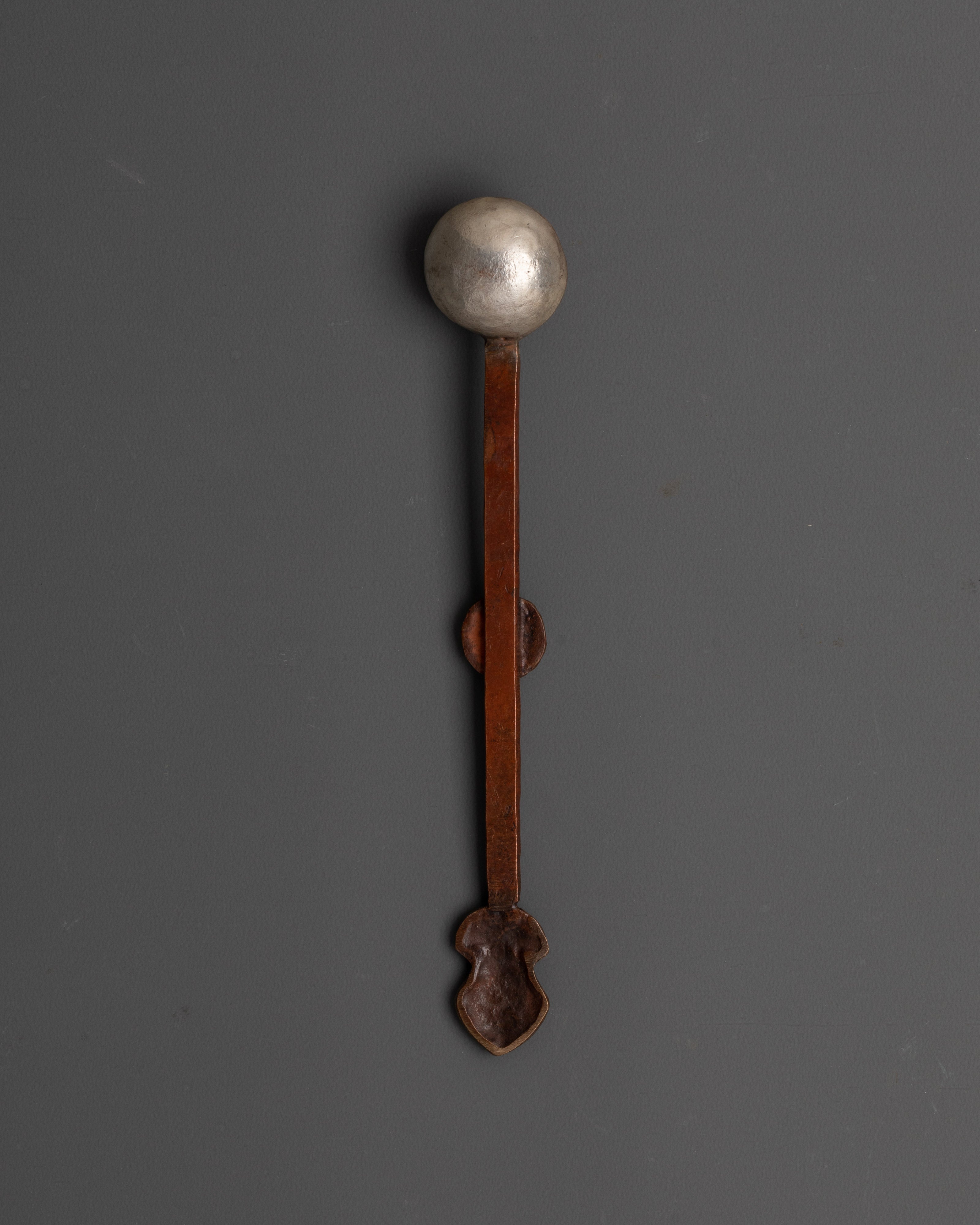 Oxidized Copper Ritual Spoon Set | Ritual Altar Utensils for Pooja & Offerings