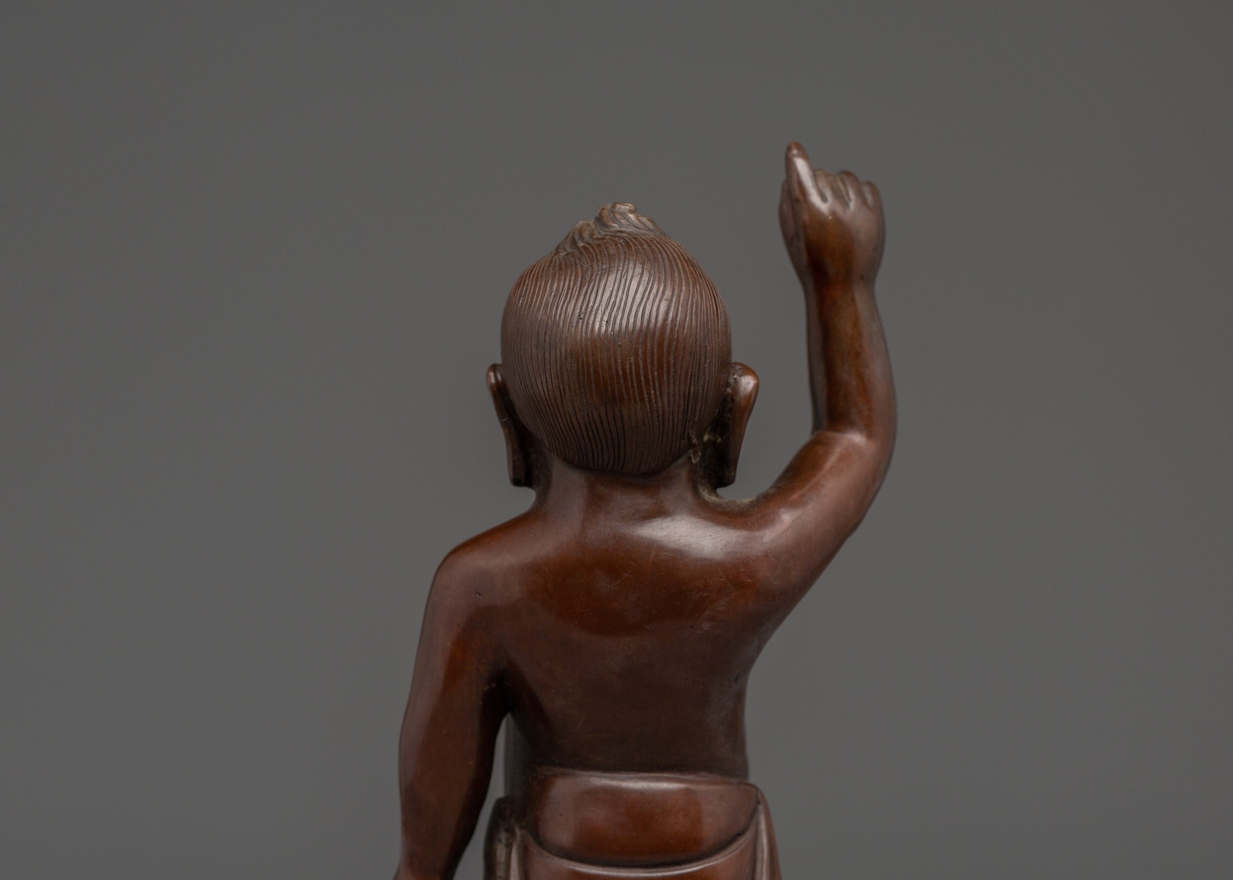 Handcrafted Little Buddha Statue | Meditation Sculpture for Home Altar