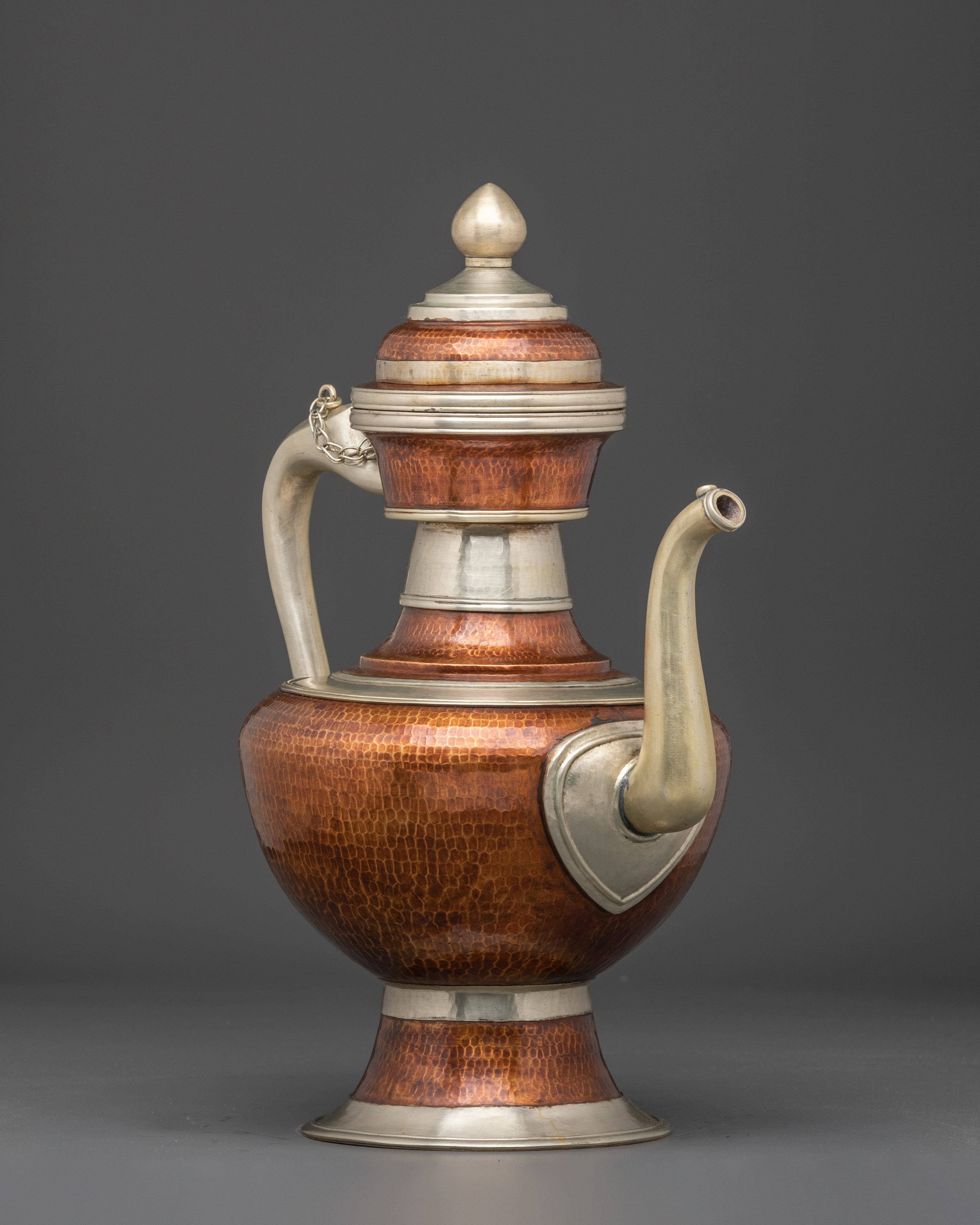 Tibetan Kettle | Silver Plated Teapot