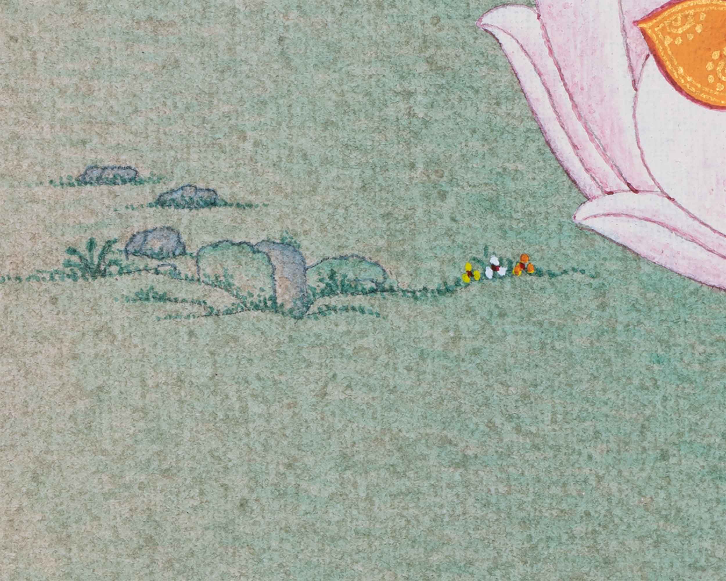 Green Tara (Sgrol-ljang) Thangka | Mother Of All Buddhas | Goddess Of Serenity