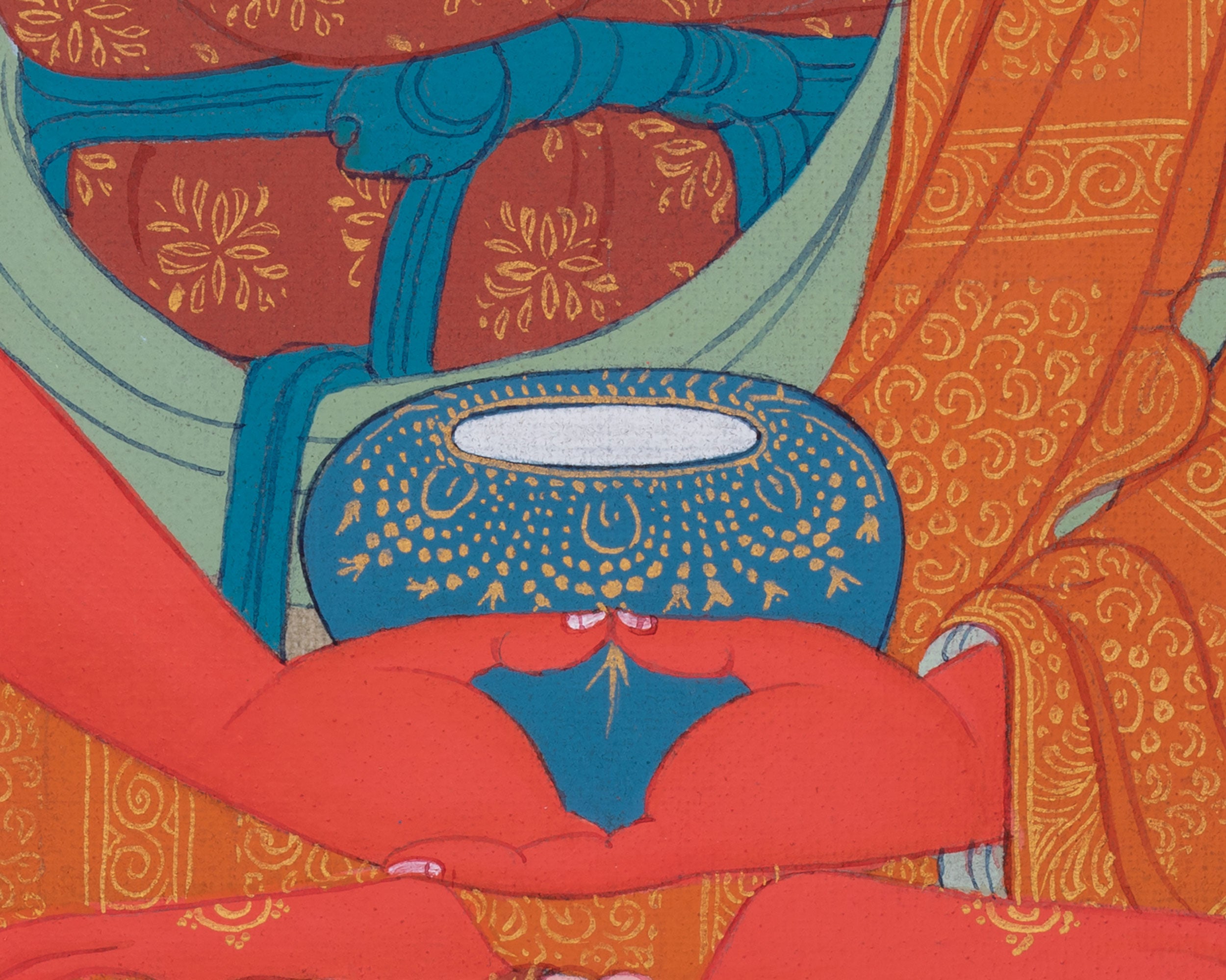 Amitabha Buddha Thangka | Traditional Hand Painted Artwork | Gift Idea