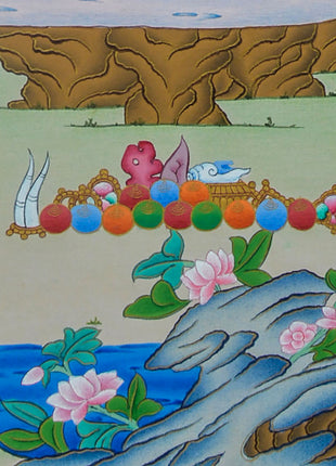 Hand-Painted Hevajra Thangka for Home Deco | A Great Compassion of Vajrayana Buddhism | Nepal Art