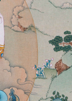 Chenrezig Thangka for Inner Peace | Exquisite Tibetan Masterpiece | Bodhisattva of Compassion