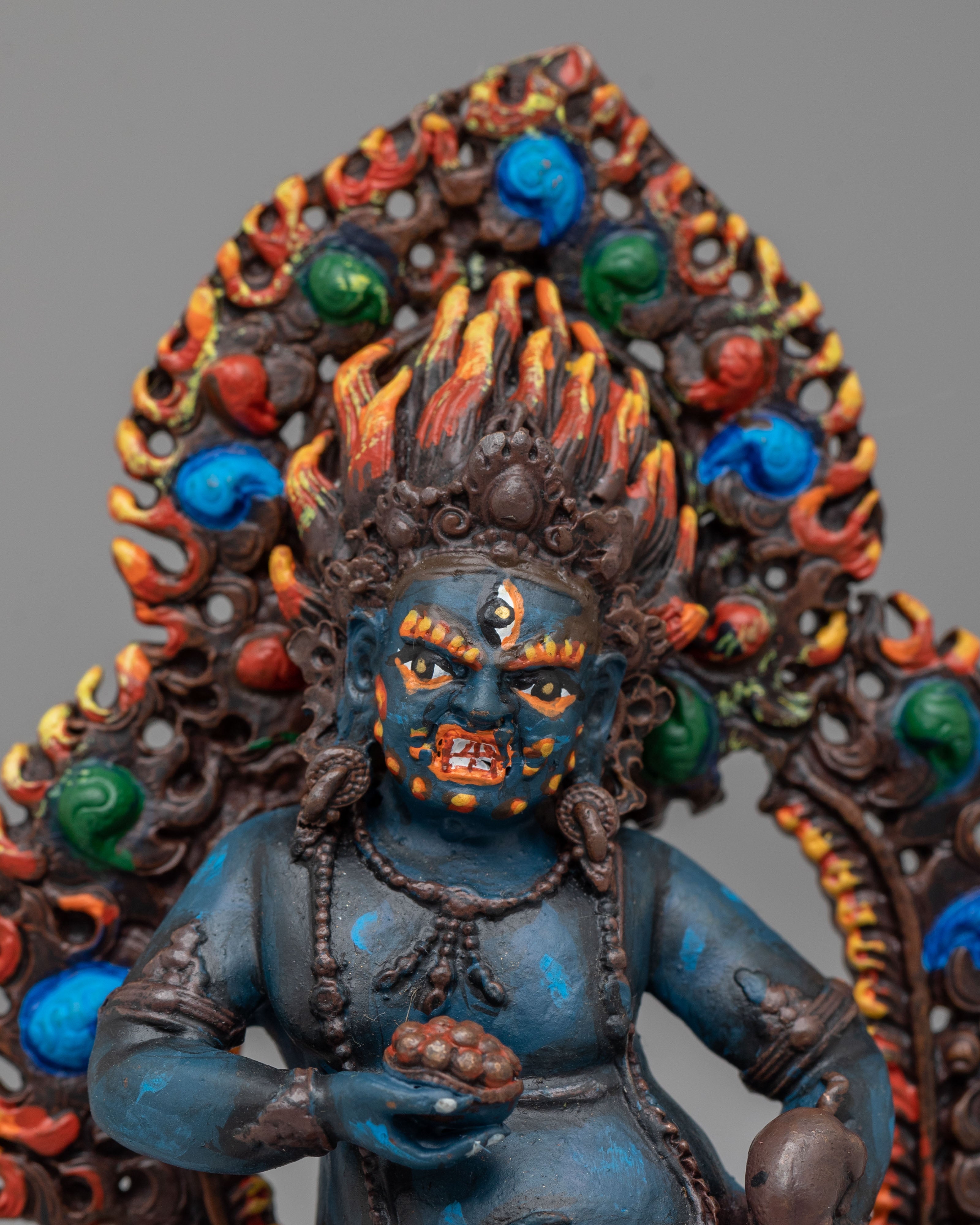 Black Dzambhala Prosperity Statue  | Tibetan Wealth Deity