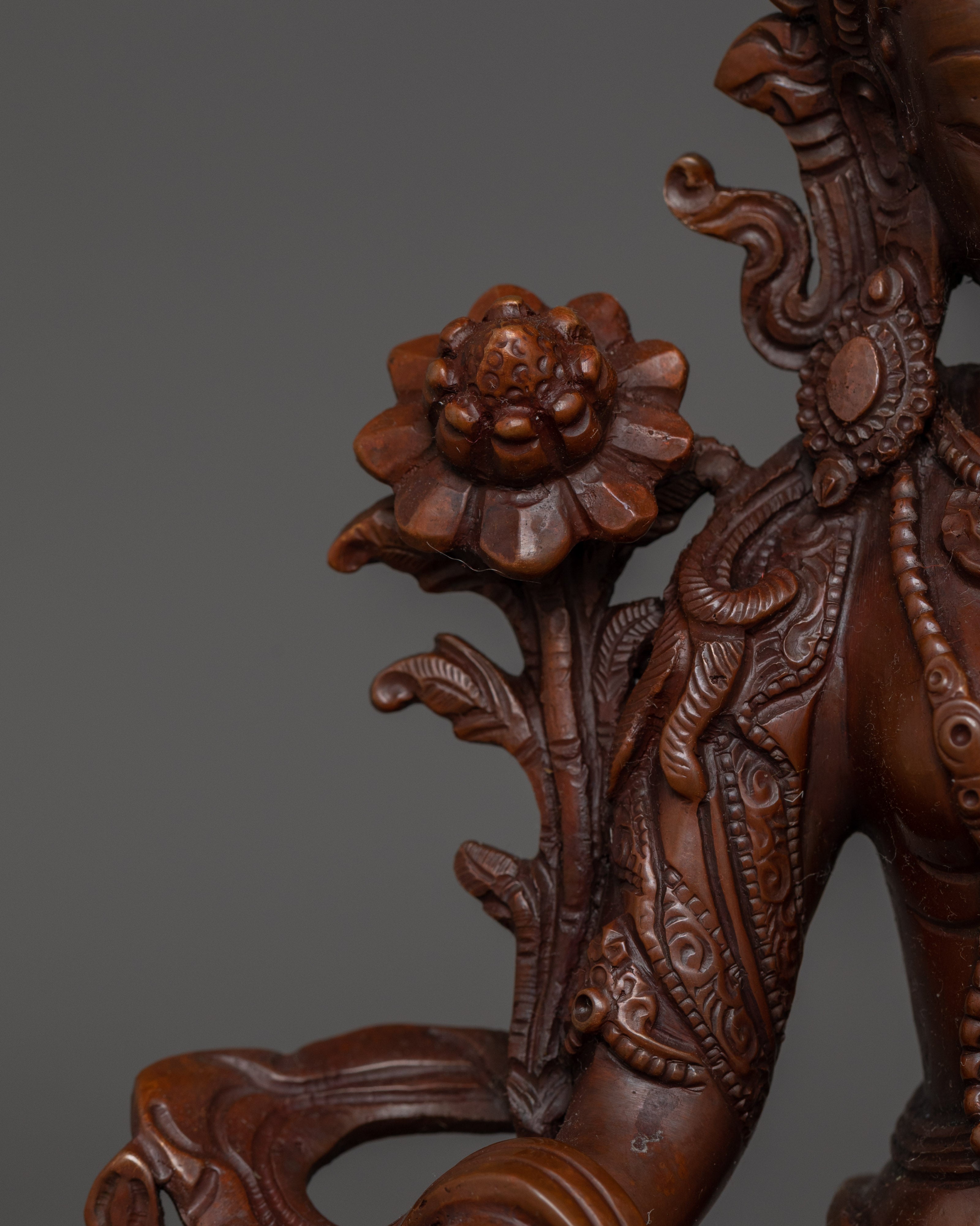 Traditional Figurine of Green Tara | Mother of Liberation