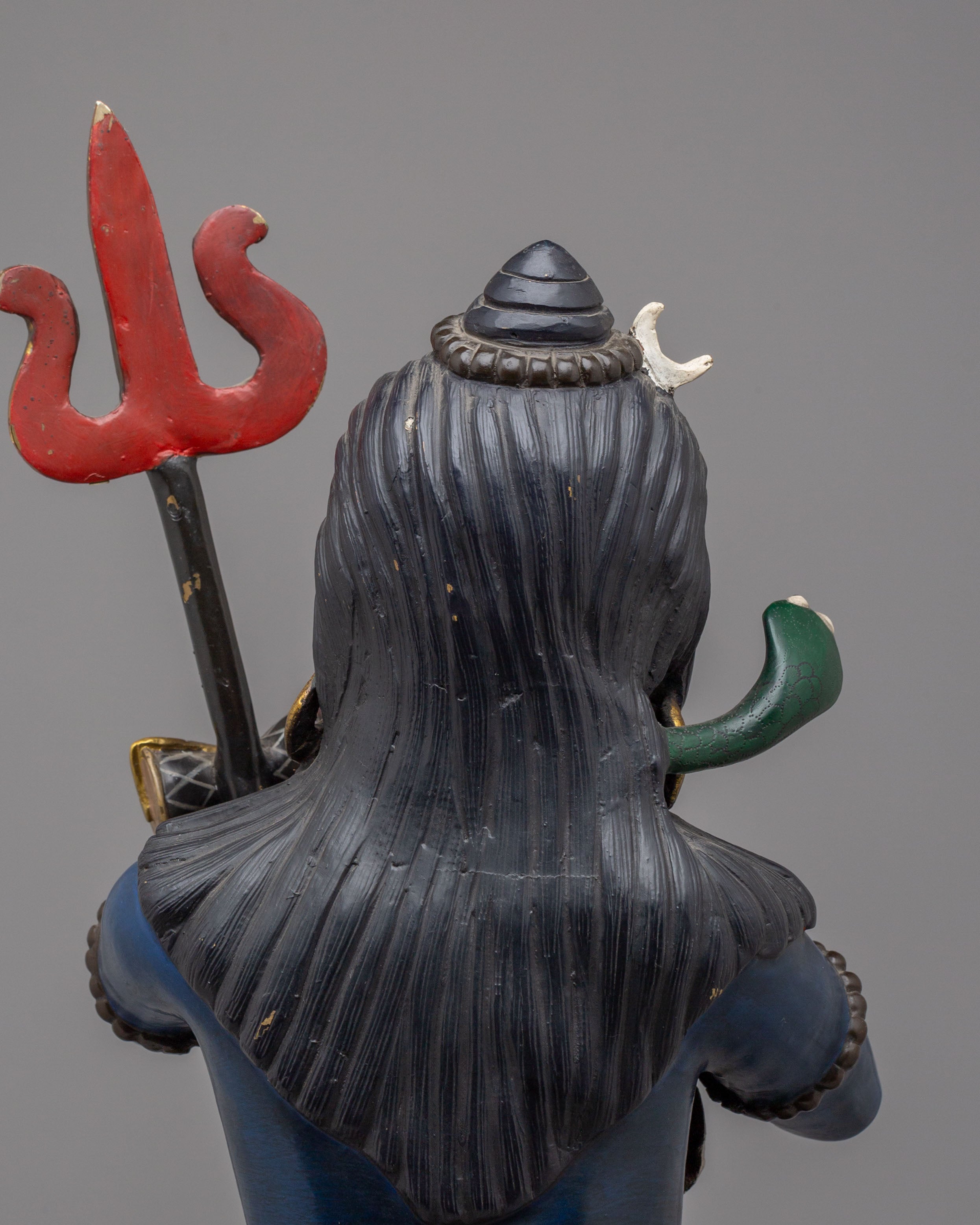 Lord Shiva Deity Figurine | Hindu Deity for Temple, Altar, and Spiritual Space