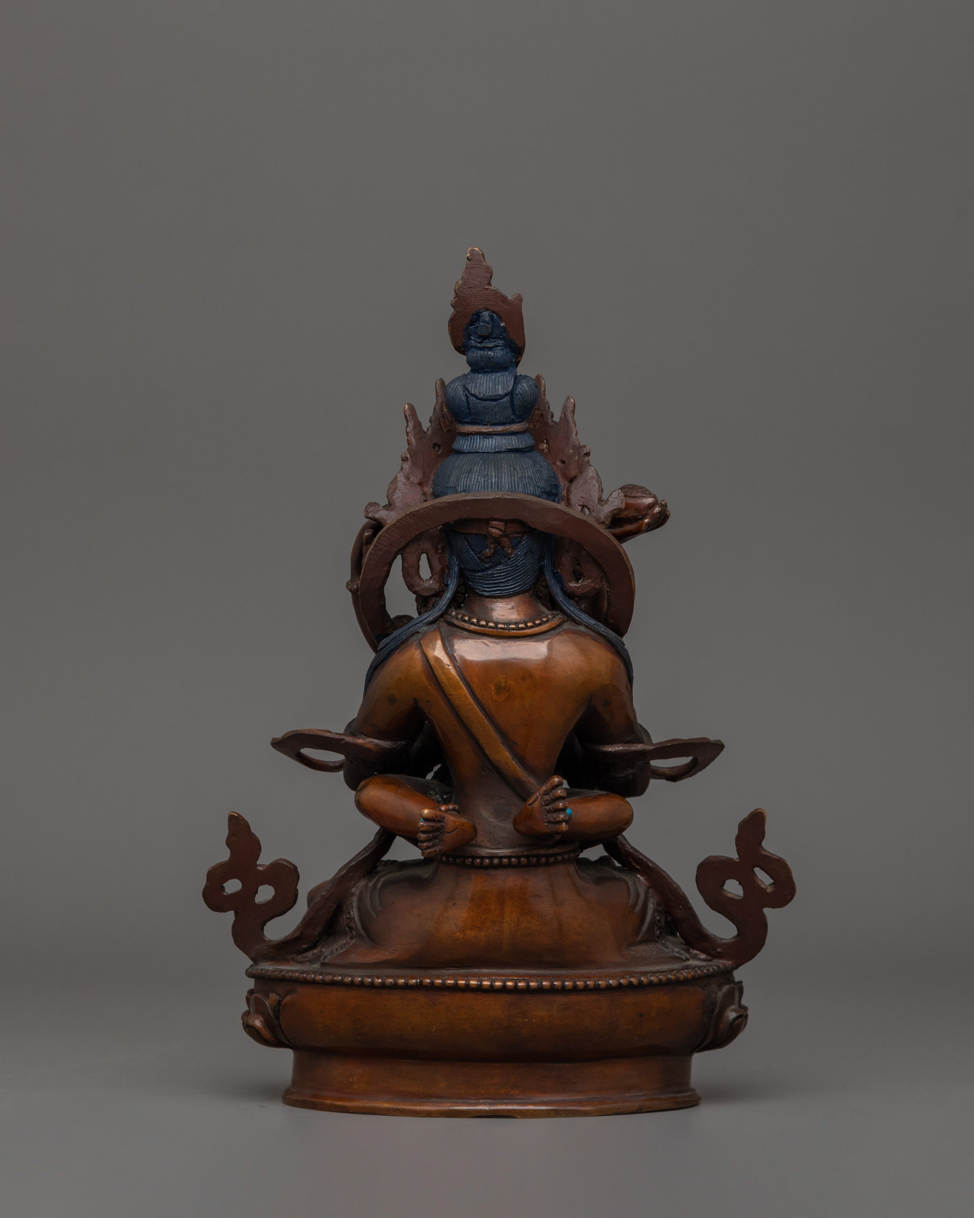 Himalayan Statue of Vajradhara with Consort | The Union of Wisdom and Compassion