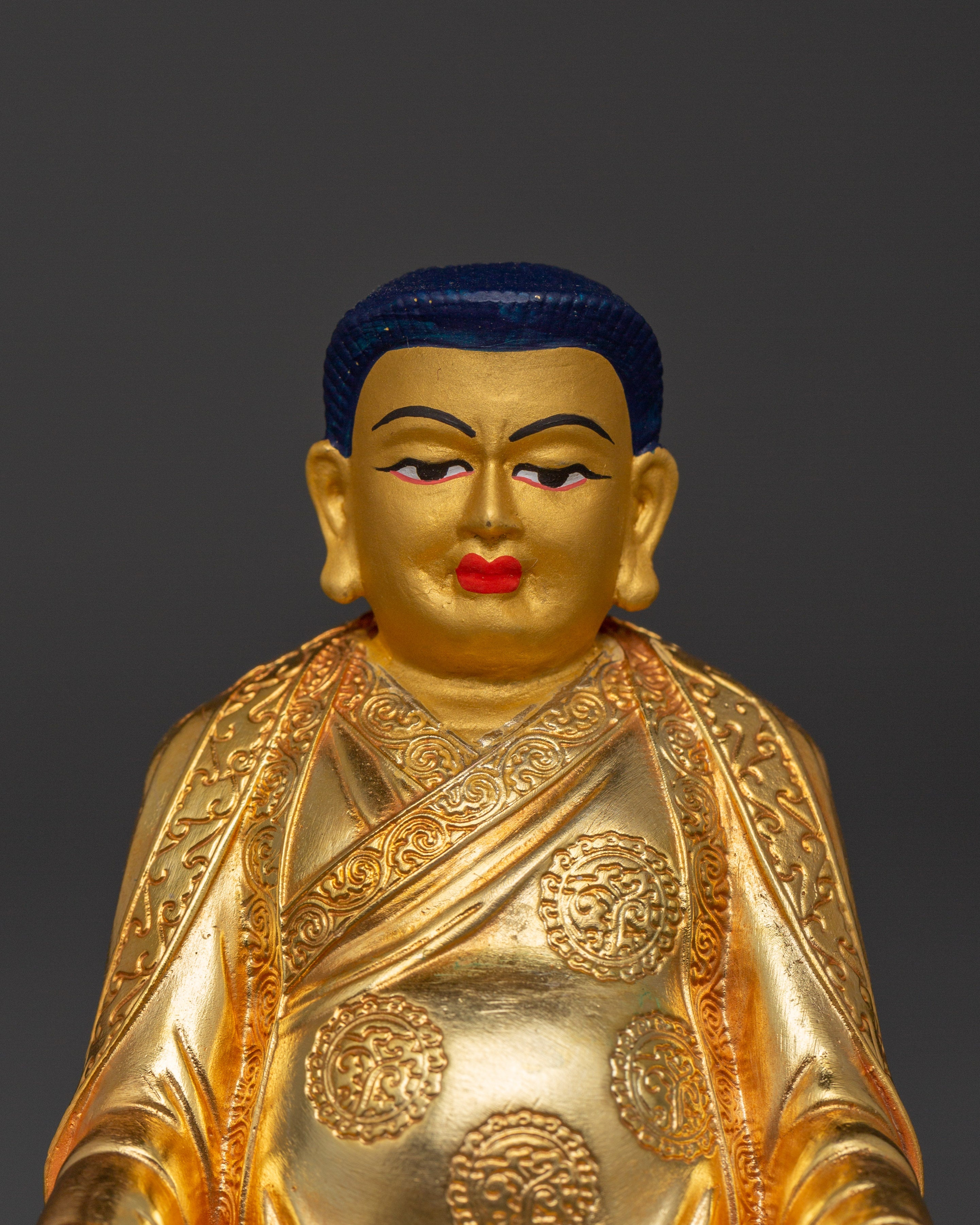 Handcrafted Tibetan Marpha Set | Marpha, Gongopa & Milarepa Statues