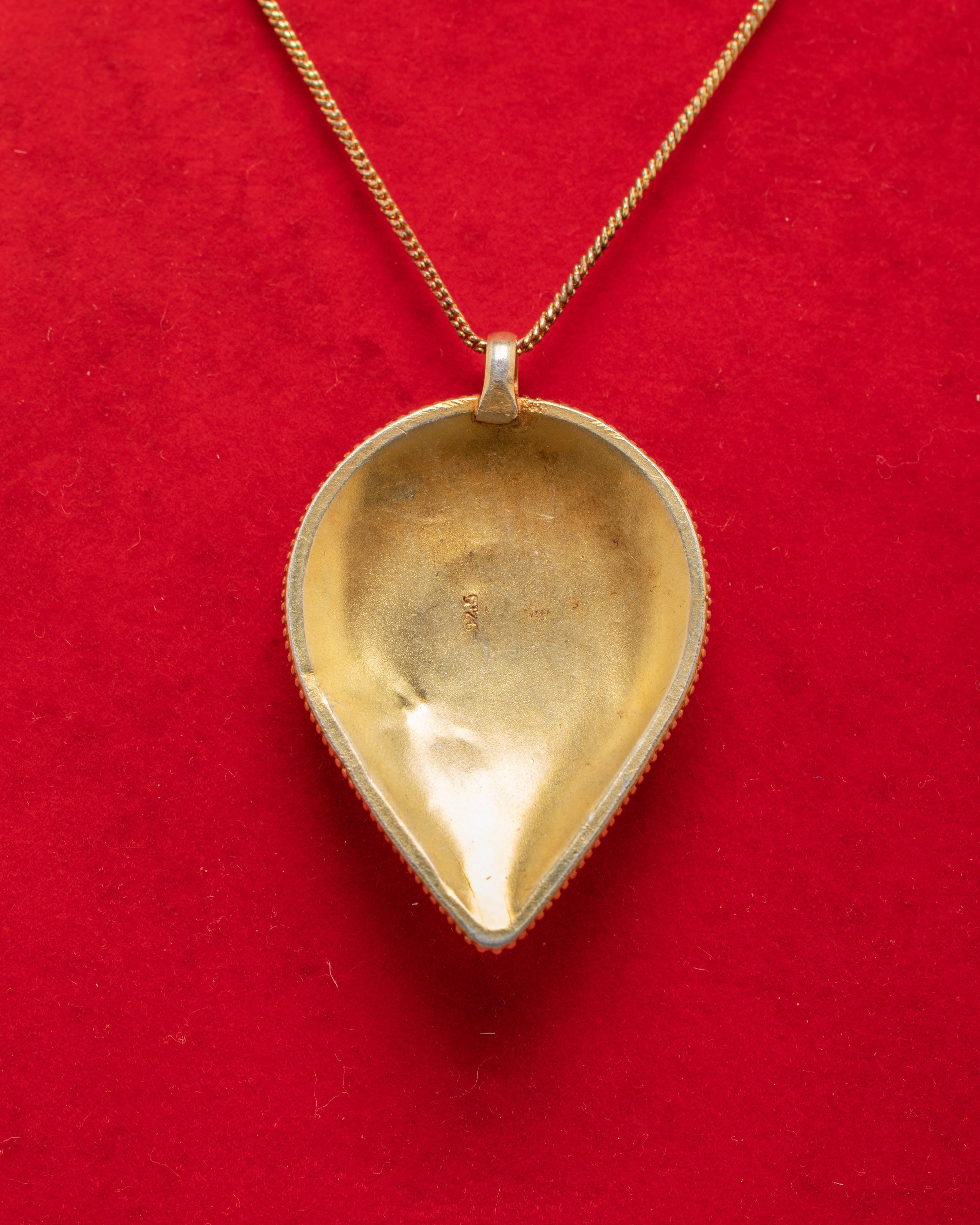 Panna Locket | Ruby Coral Turquoise Pendant