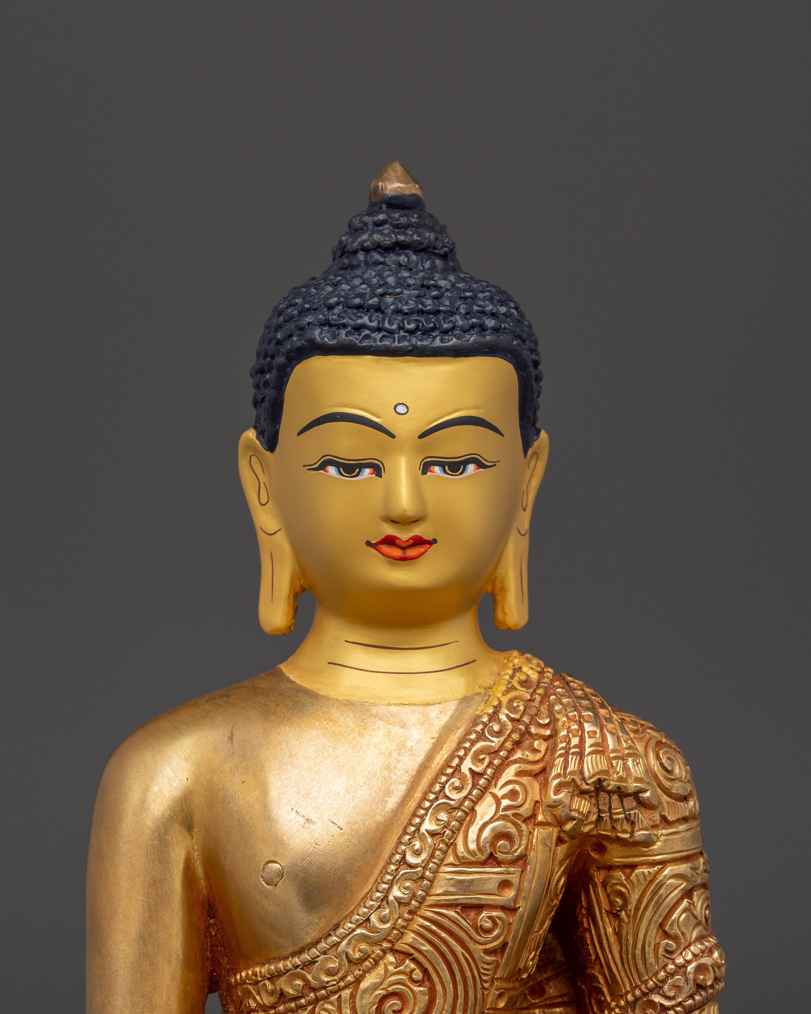 Handmade Serene Shakyamuni Buddha Artwork | Enlightenment Symbol