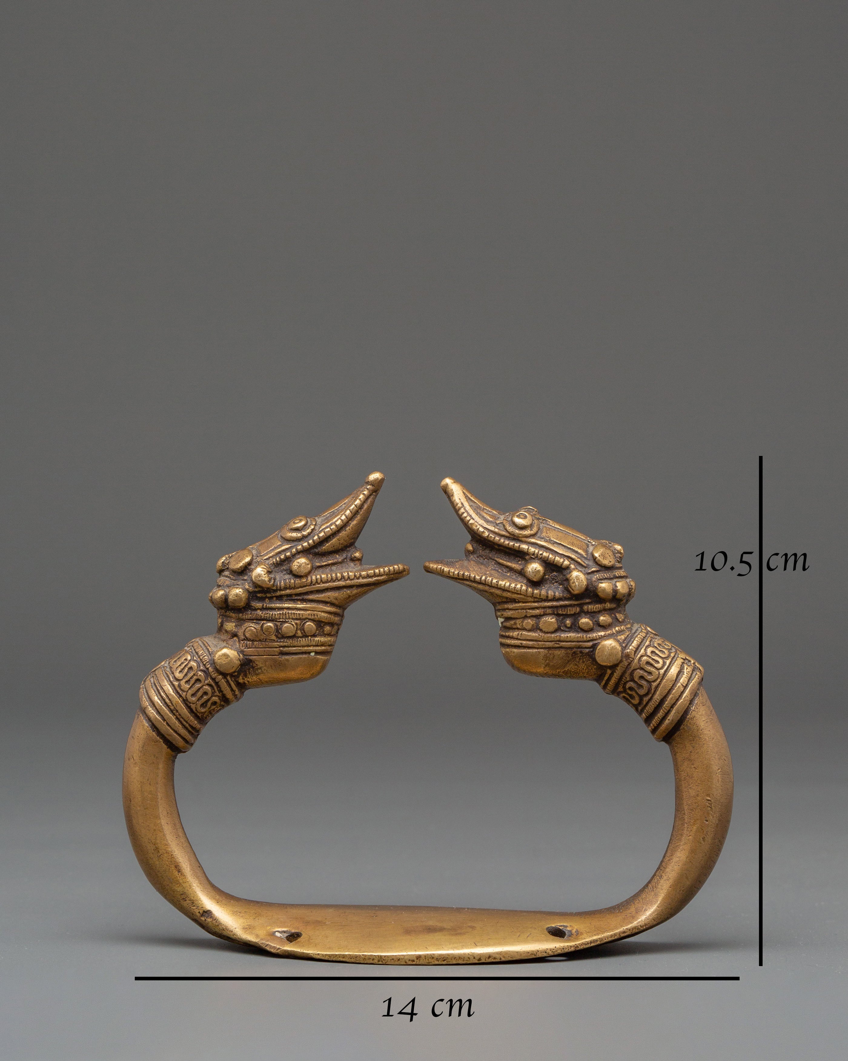 Handmade Brass Door Handle | Unique Animal Motif for Door Decor