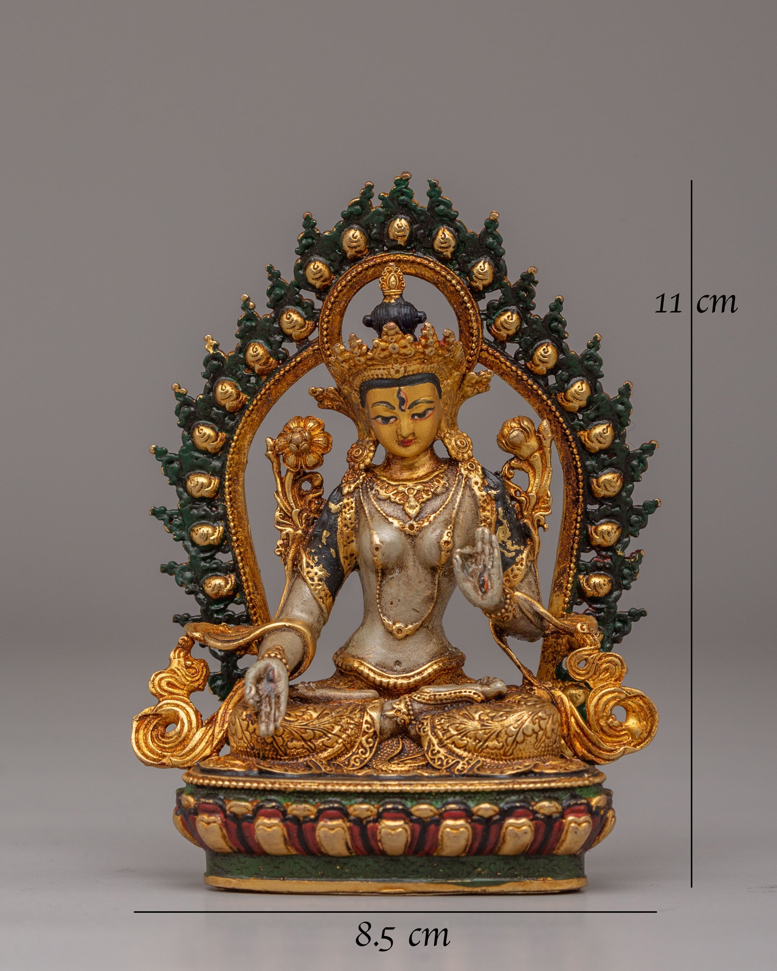 White-Tara-Mother-Of-Liberation-Statue | Traditional Tibetan Buddhist Artwork