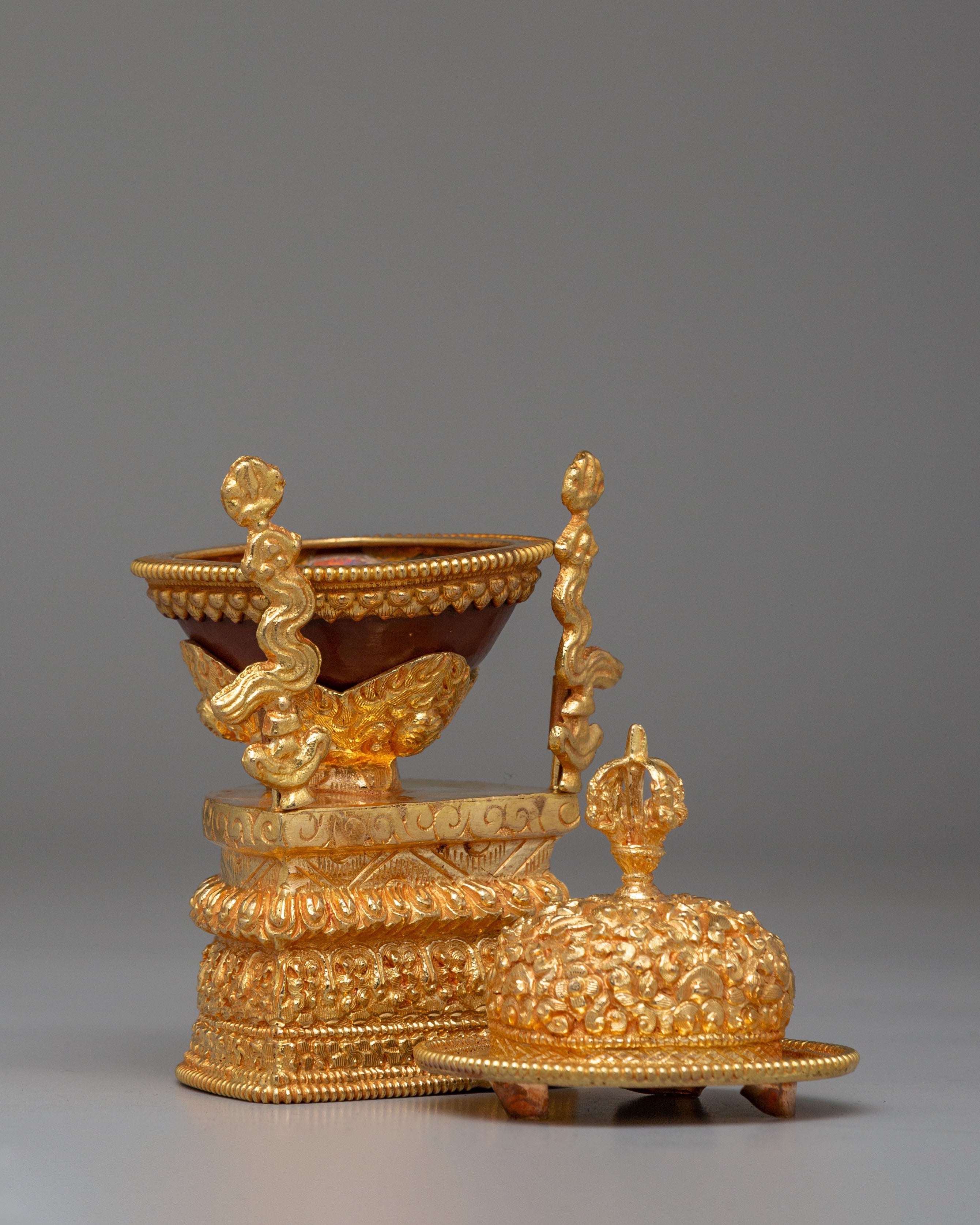 Handmade Altar Kapala | Ritual Offering Vessel