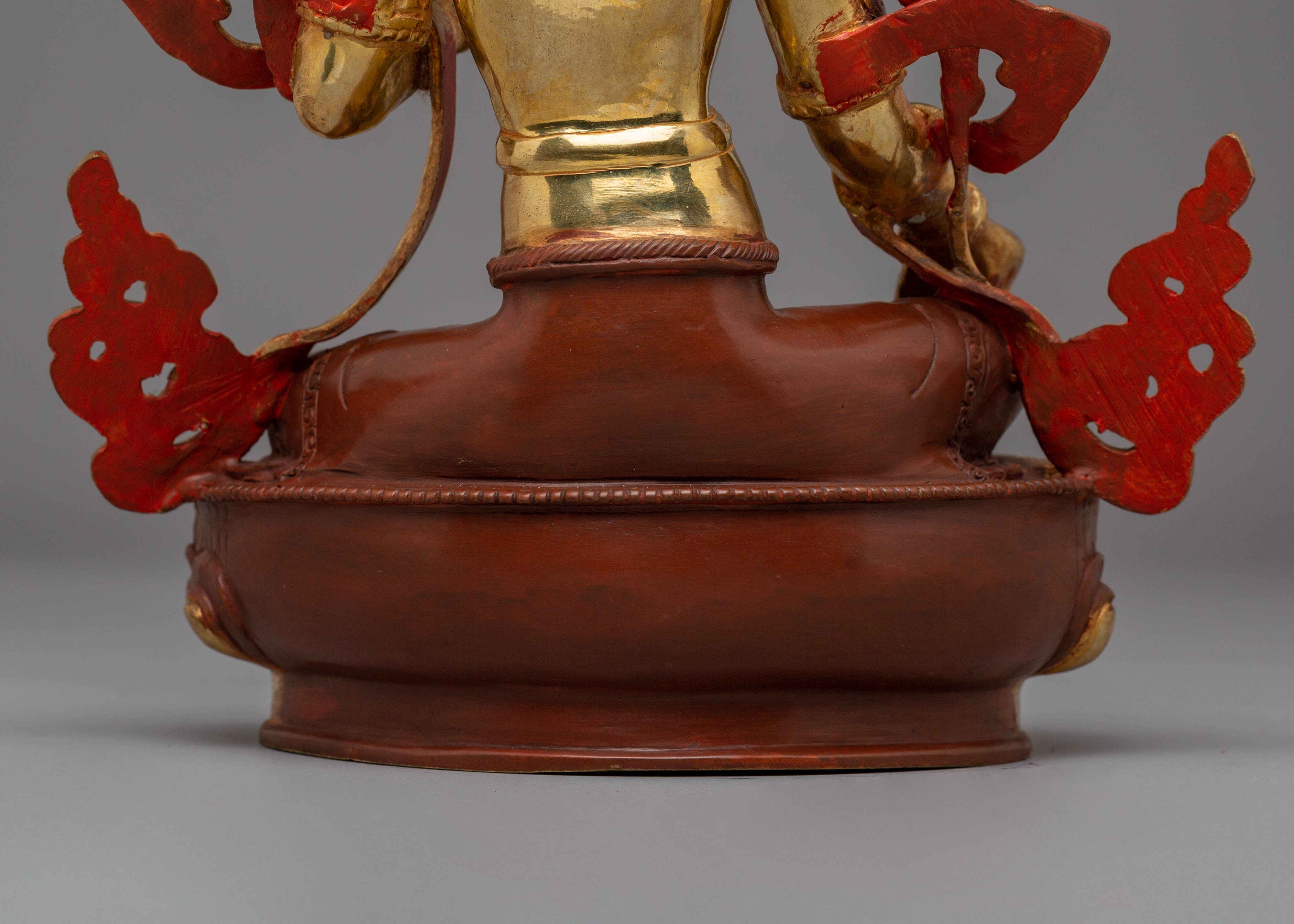 Green Tara Handmade Statue | Protector from Suffering and Obstacles