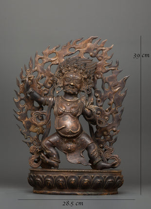 Bodhisattva Vajrapani Sculpture | The Guardian of Wisdom