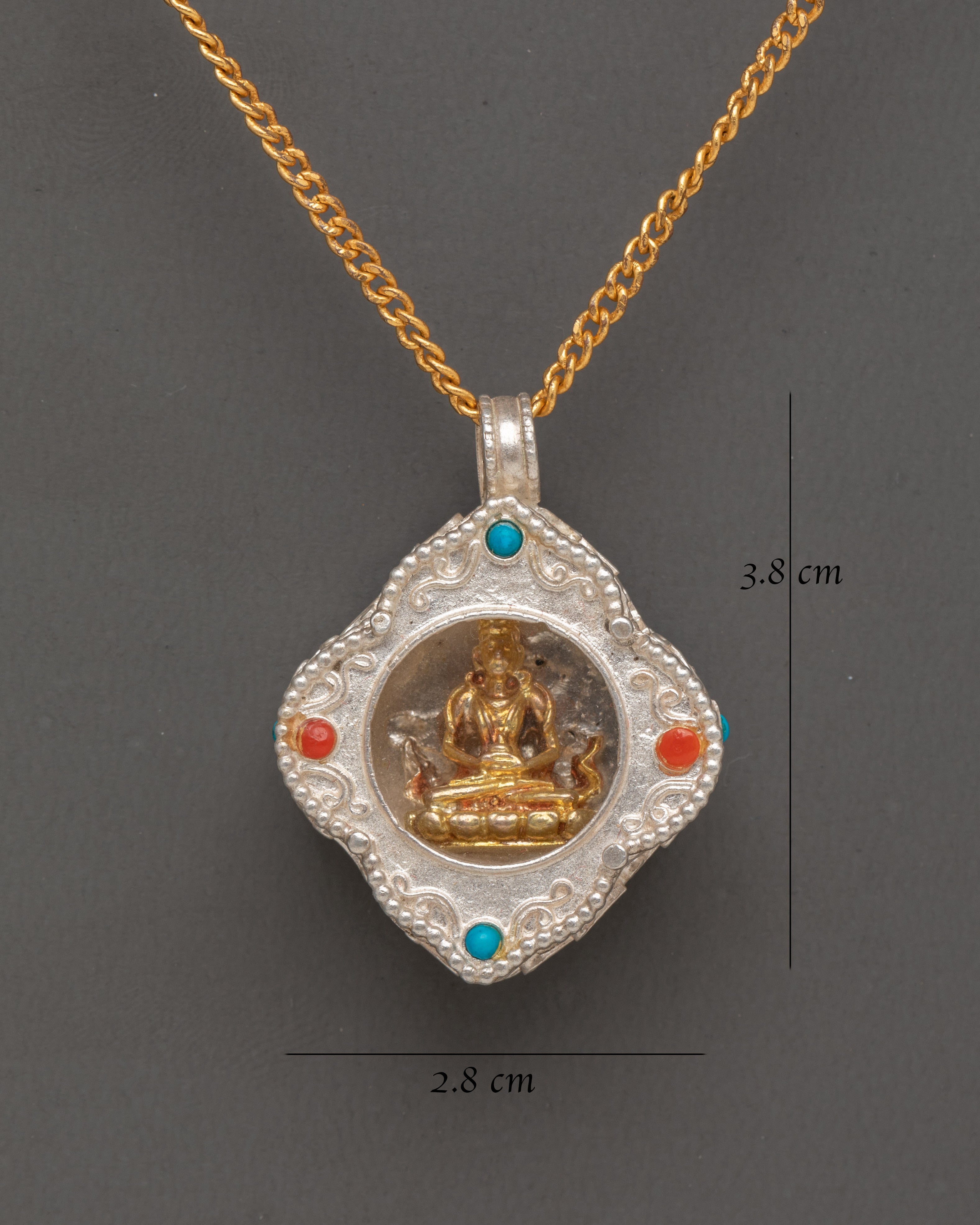 Handcrafted 98% Silver Jatukam Locket Pendant | Sacred Protection Talisman Jewelry
