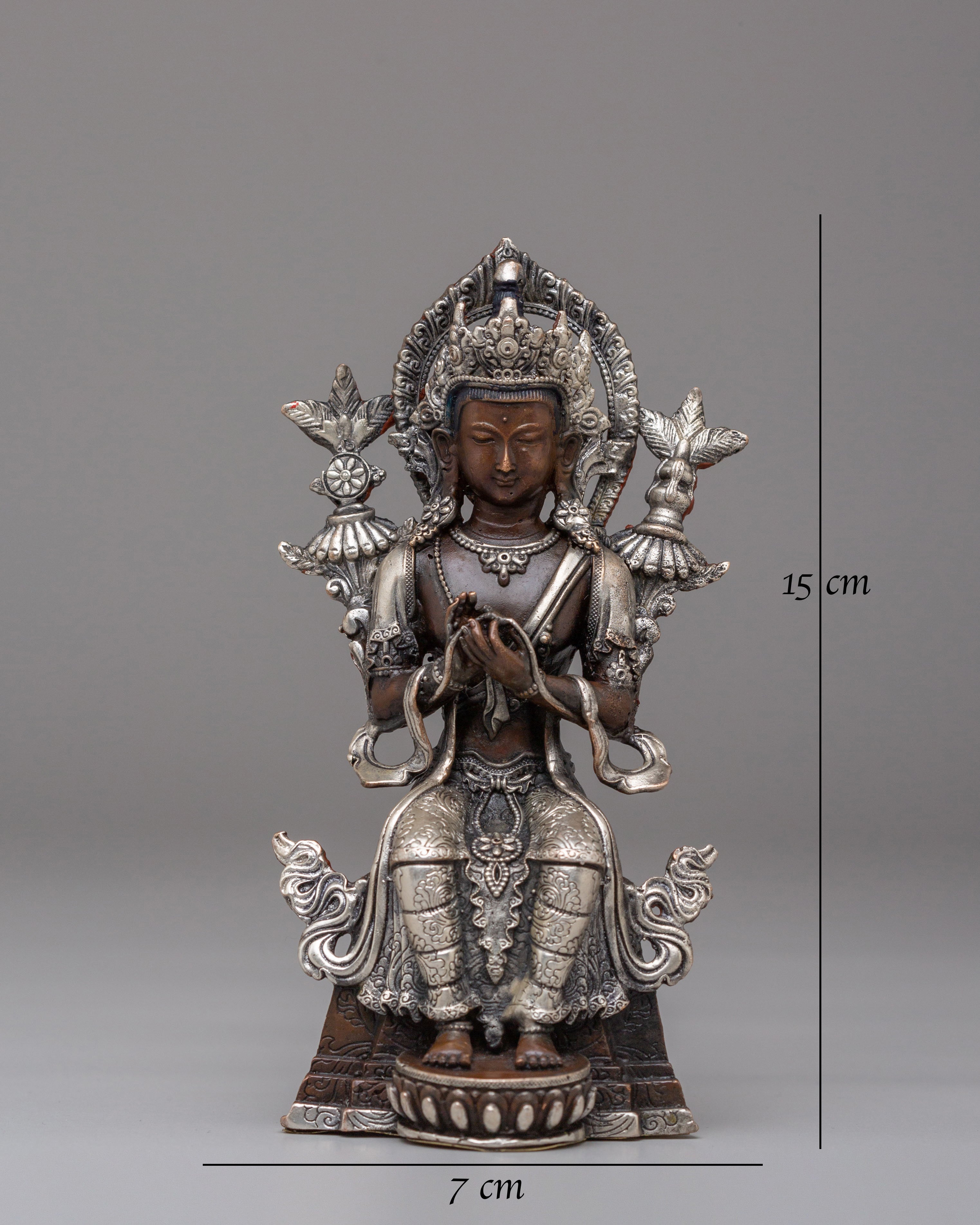 Handcrafted Maitreya Buddha Buddhist Statue | Spiritual Decor