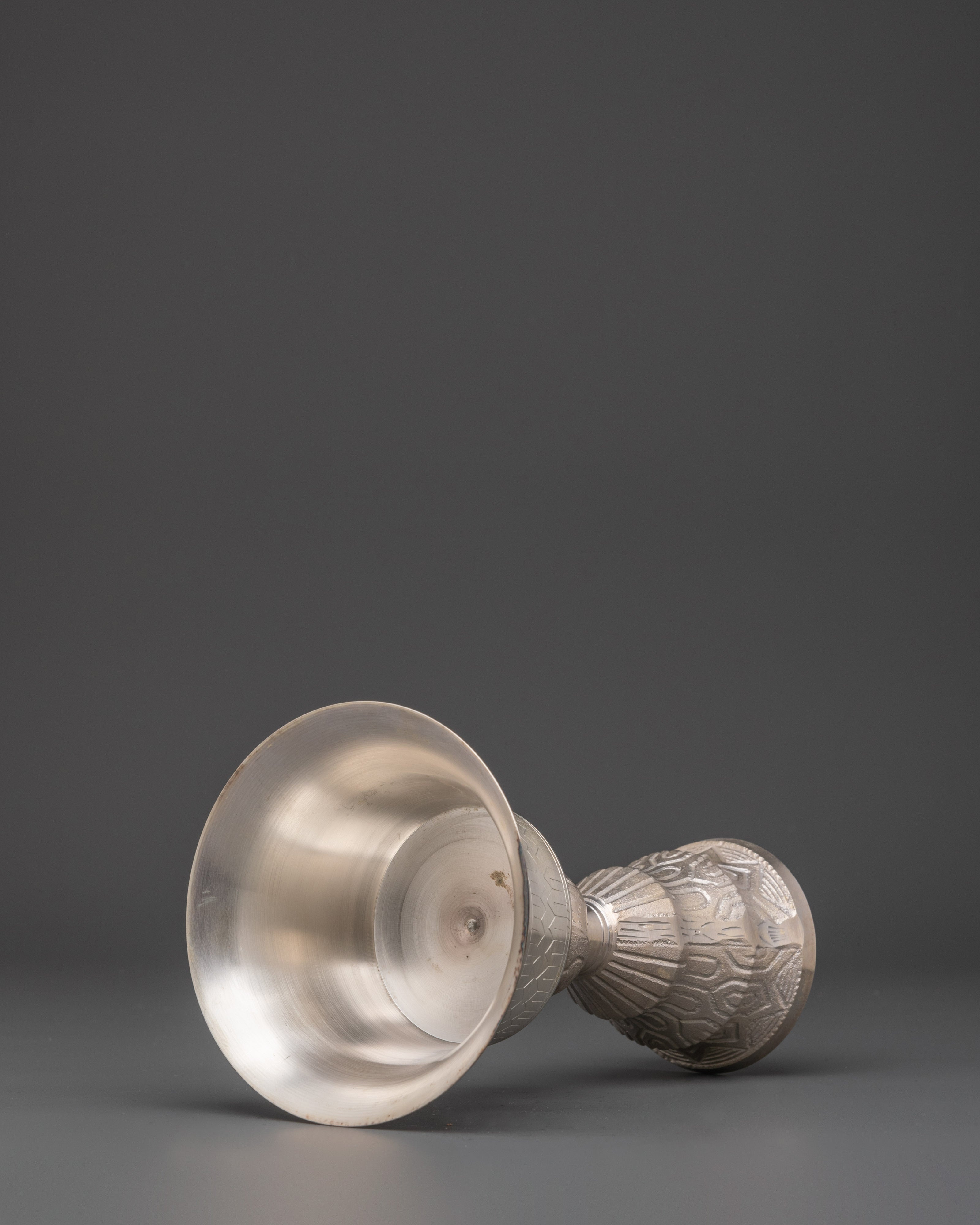 Tibetan Meditation Butter Lamp | Handcrafted Brass Ritual Offering Lamp