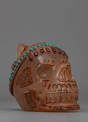 Crystal Skull Head | Unique Home Decor Accent
