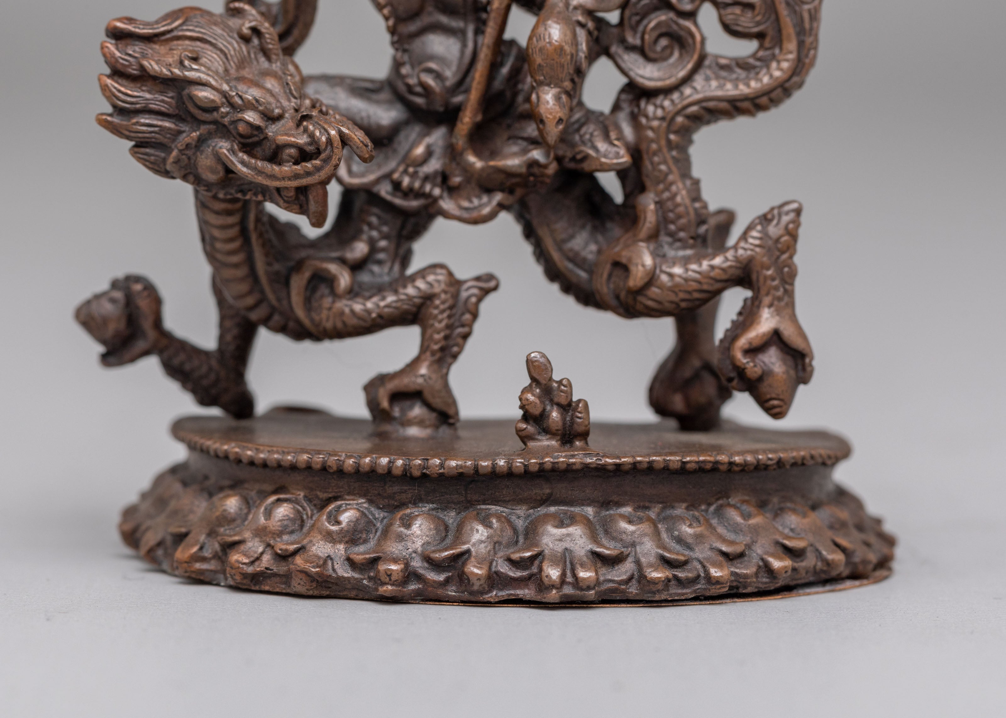 Himalayan White Dzambhala Figure | Wealth Deity Statue