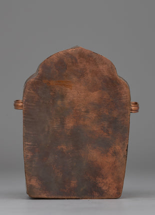 Handcrafted Ghau Box with Sacred Buddhist Symbols | Prayer Box for Rituals