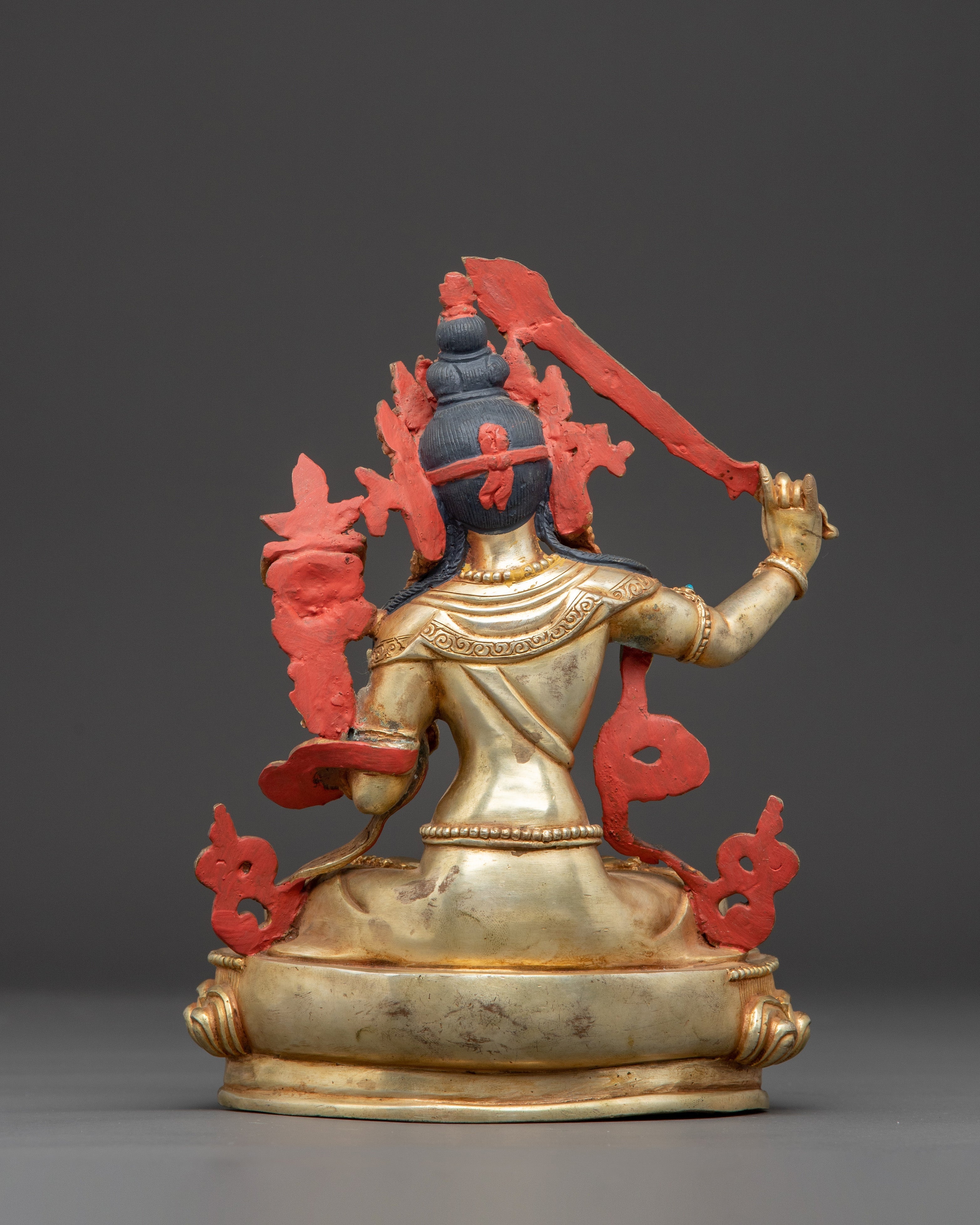 Handmade Statue of Manjushri Bodhisattva of Wisdom