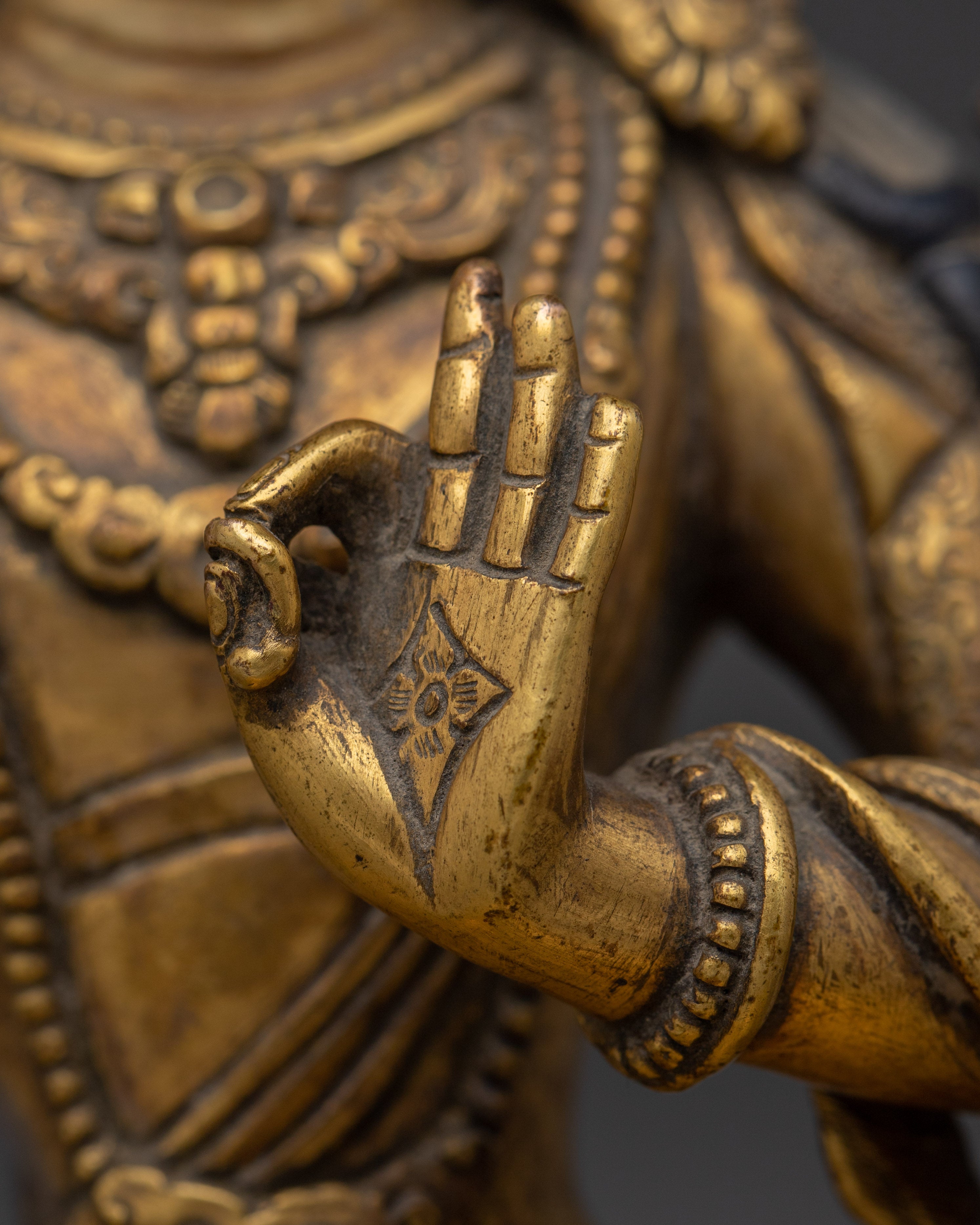 Knowledge Deity Manjughosa Statue | Buddhist Wisdom and Protection Sculpture