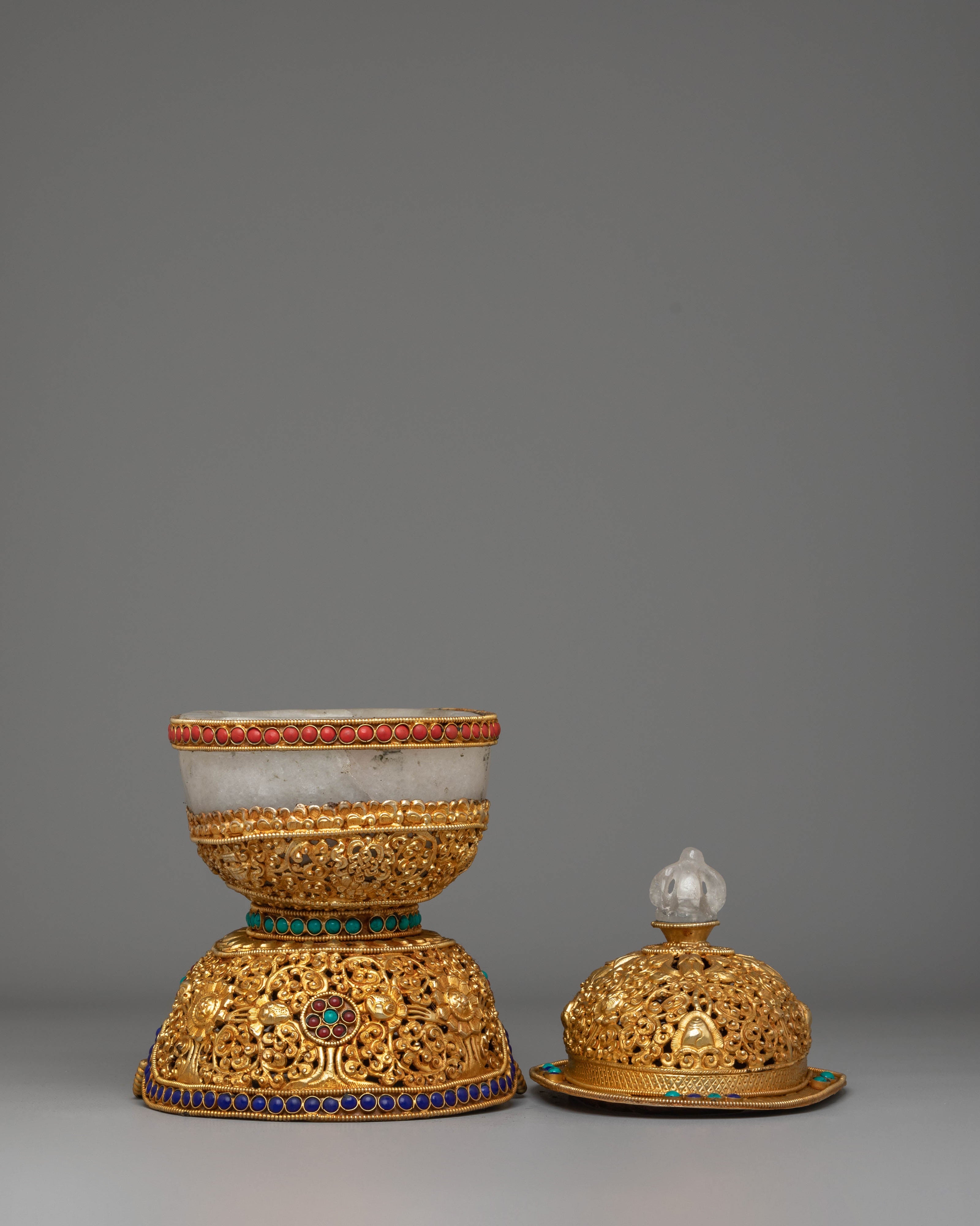 Spiritual Himalayan Kapala | Handcrafted Tibetan Ritual Bowl