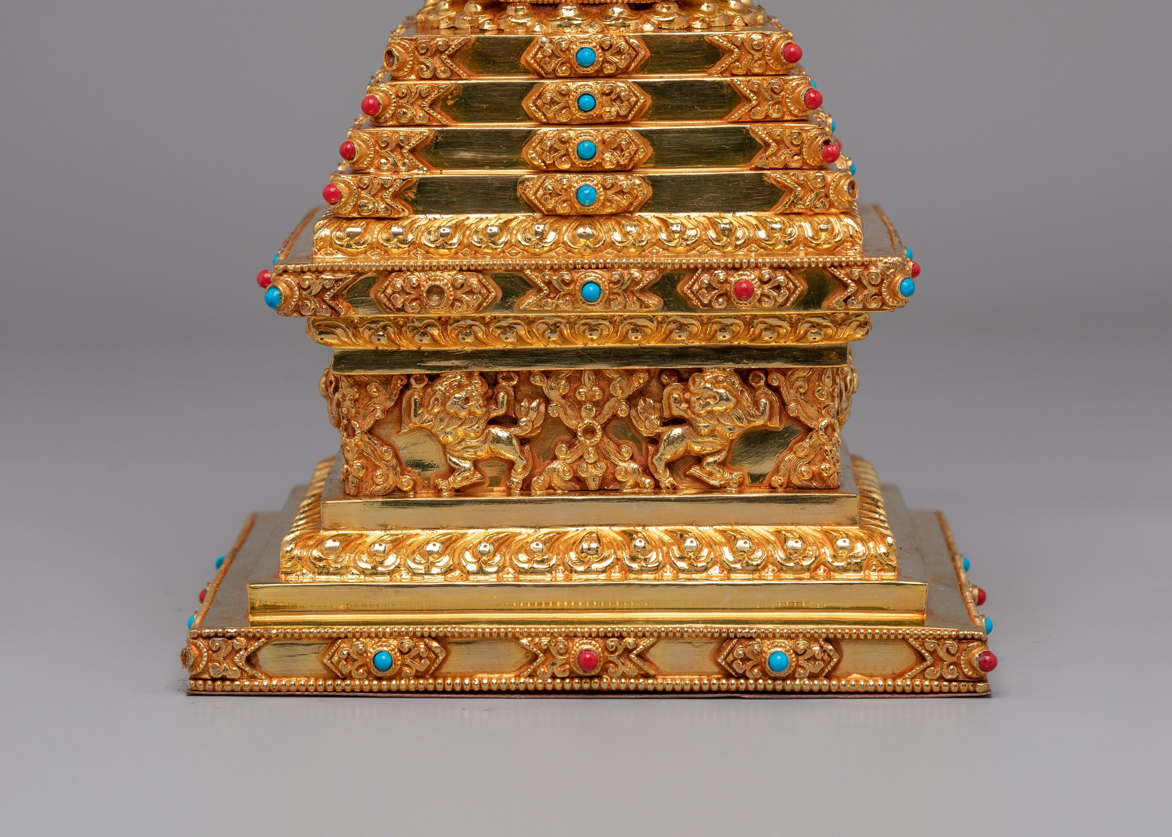 Handmade Enlightenment Ritual Stupa | Meditation Altar Decor