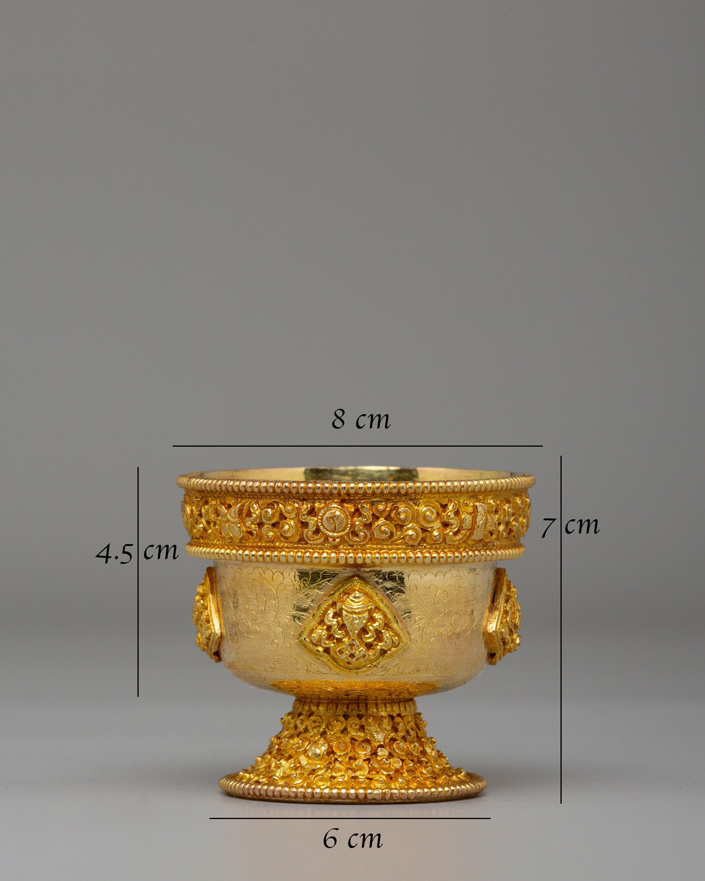 Handmade Sacred Offering Bowls Set | Ritual Offering Bowls for Meditation
