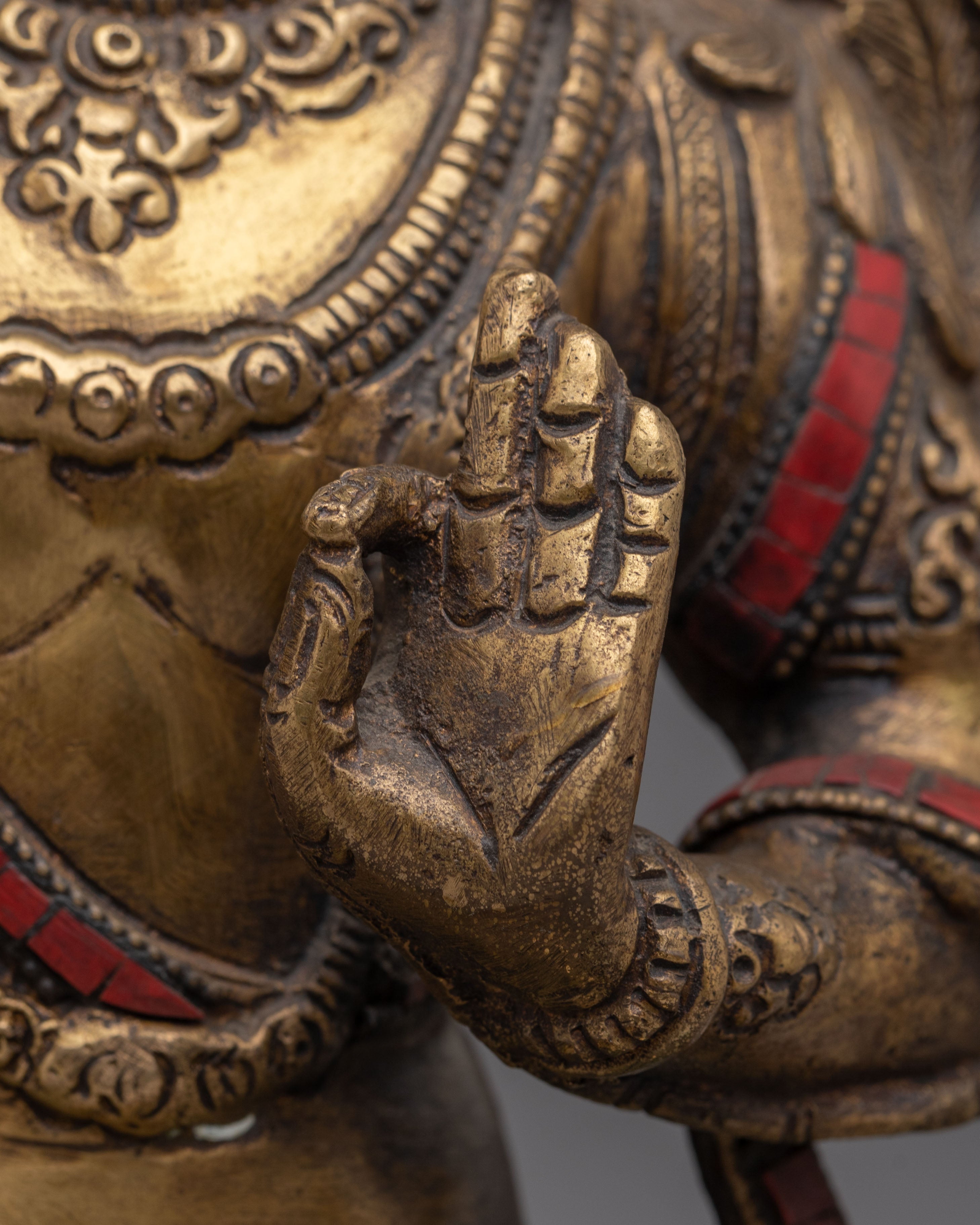 Handcrafted Manjushri Statue of Wisdom | Manjushri Statue for Insight and Clarity