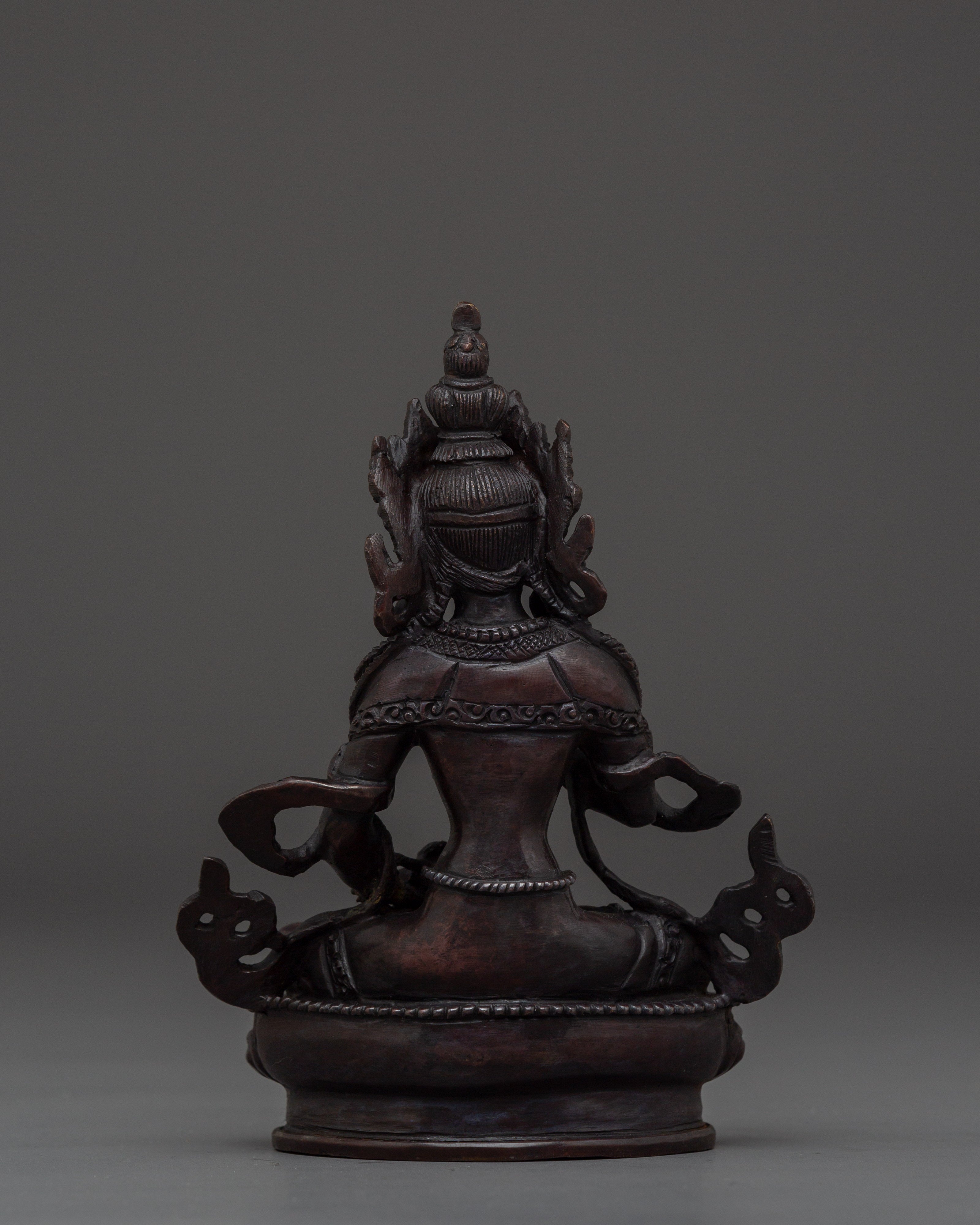 Oxidized Copper Vajrasattva | Statue for Meditation & Blessings