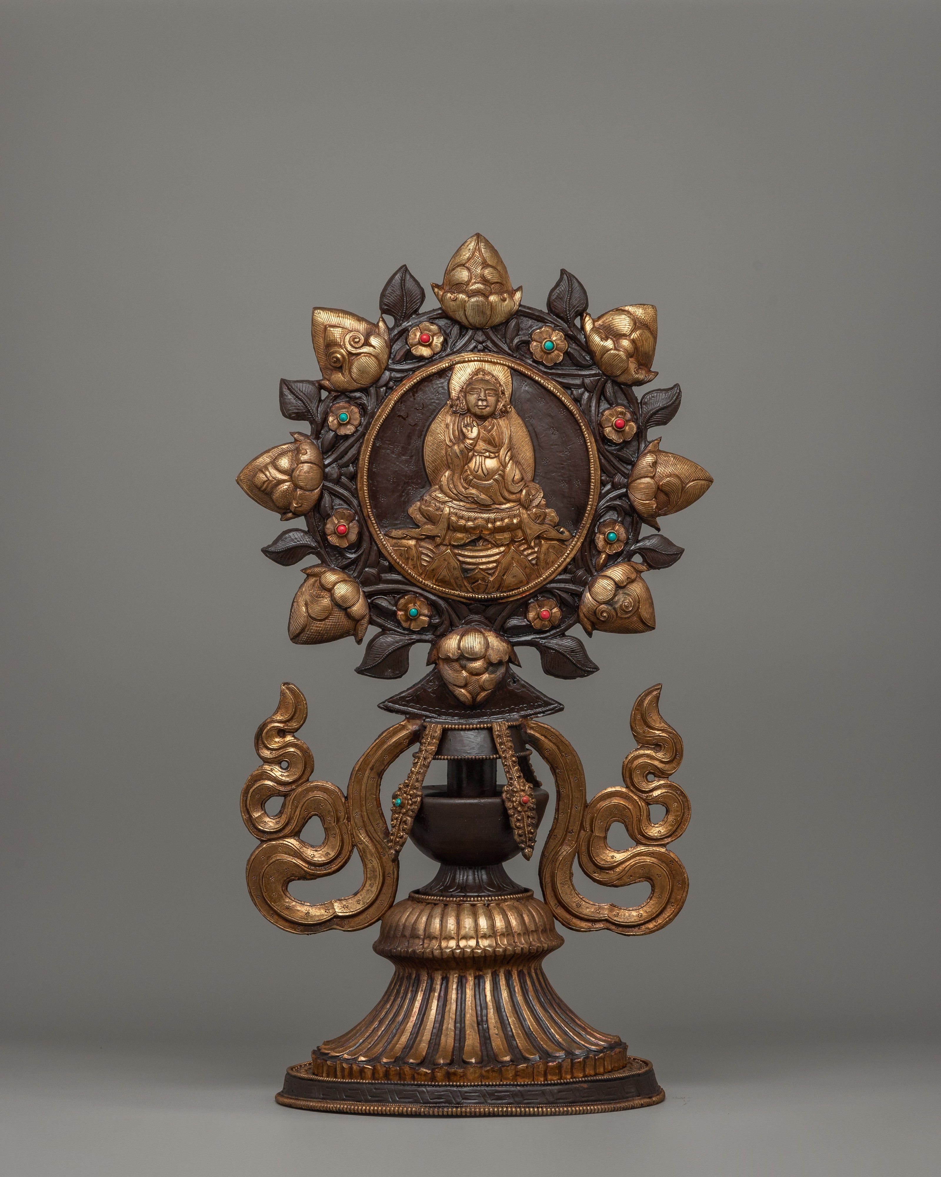 Buddhist  King Queen Statue Set | Buddhist Deity Statues for Spiritual Harmony